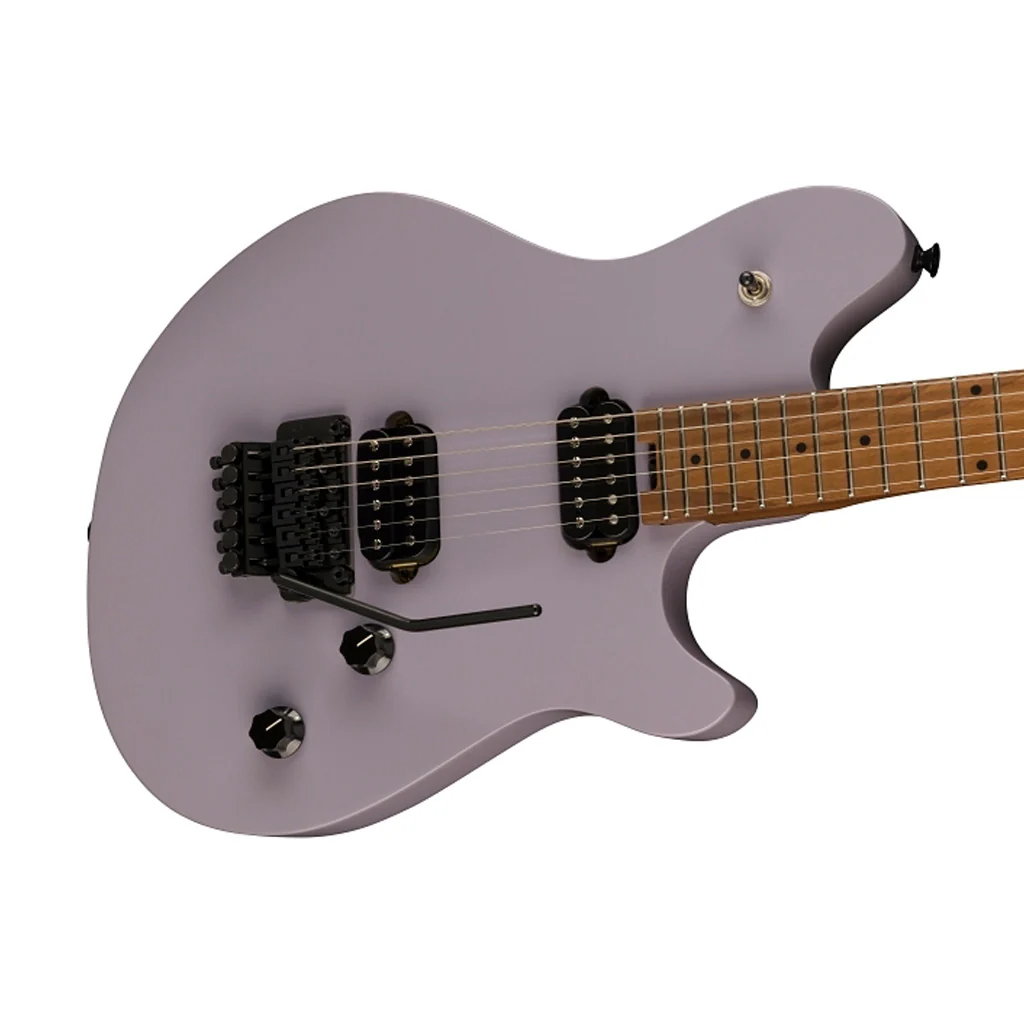EVH Wolfgang WG Standard Electric Guitar, Baked Maple FB, Battleship Gray - Image 5