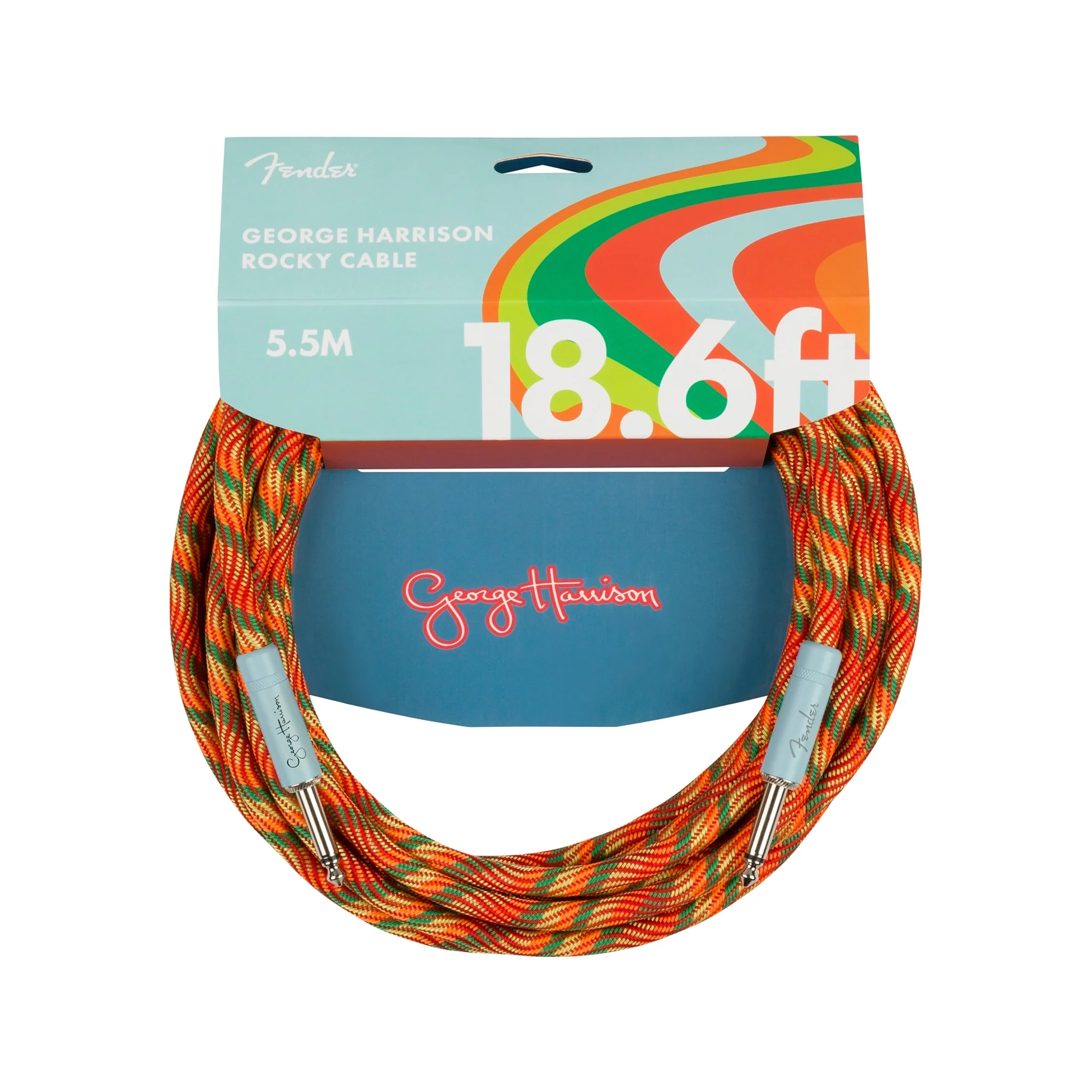 Fender 18.6FT George Harrison Rocky Instrument Cable - Image 4