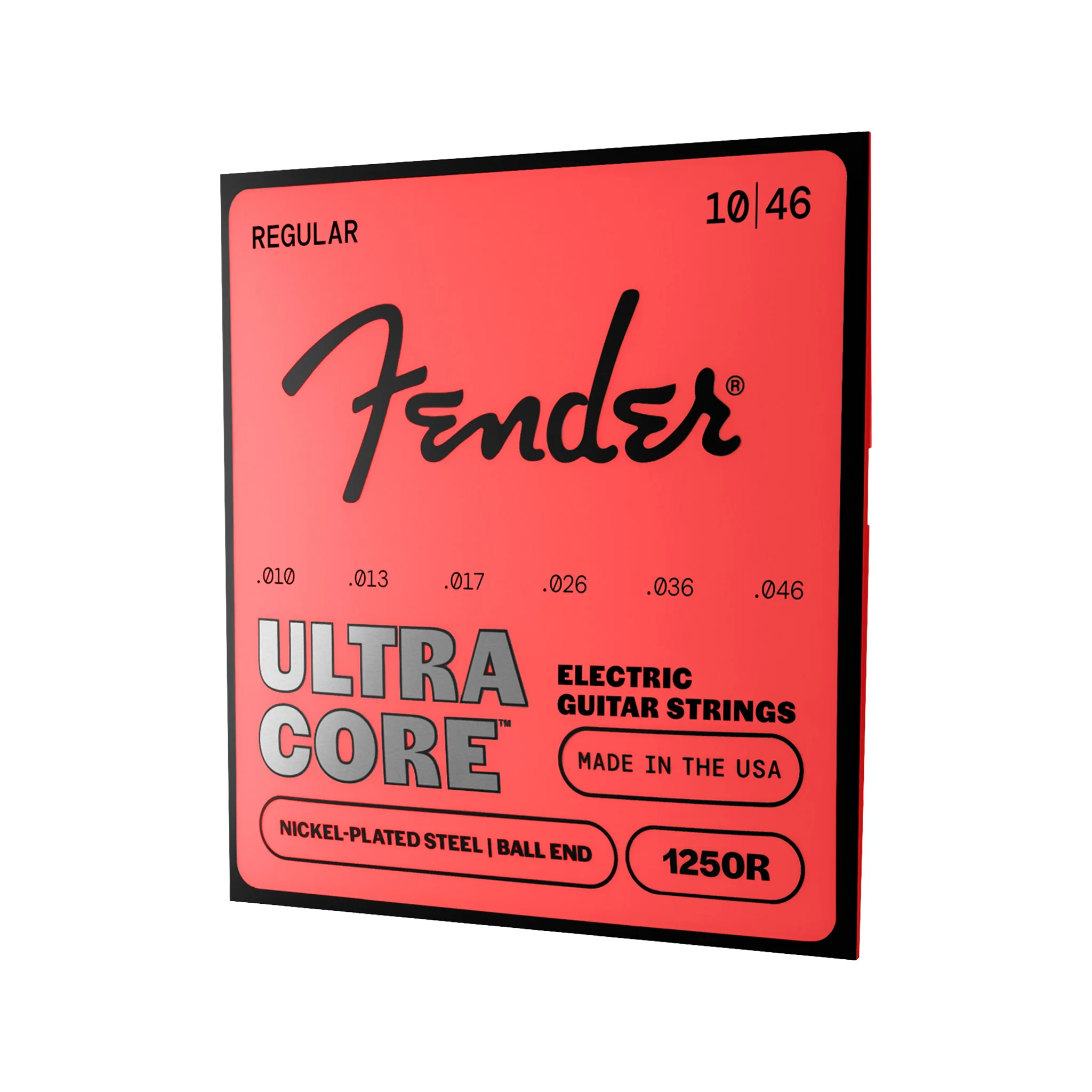 Fender 250R Ultracore Nickel Plated Steel Ball End 10-46 Electric Guitar Strings - Image 2