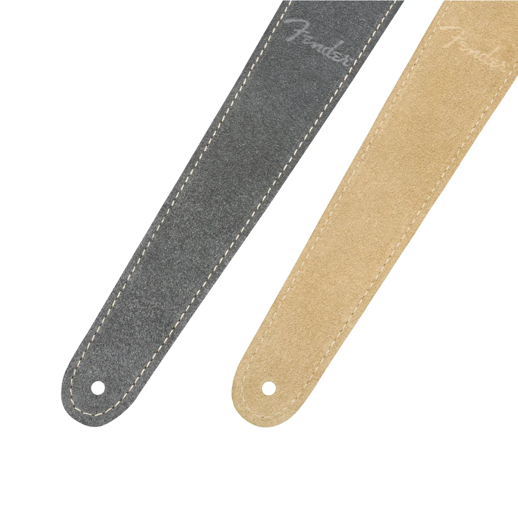 Fender 2inch Reversible Suede Guitar Strap, Gray/Tan - Image 4