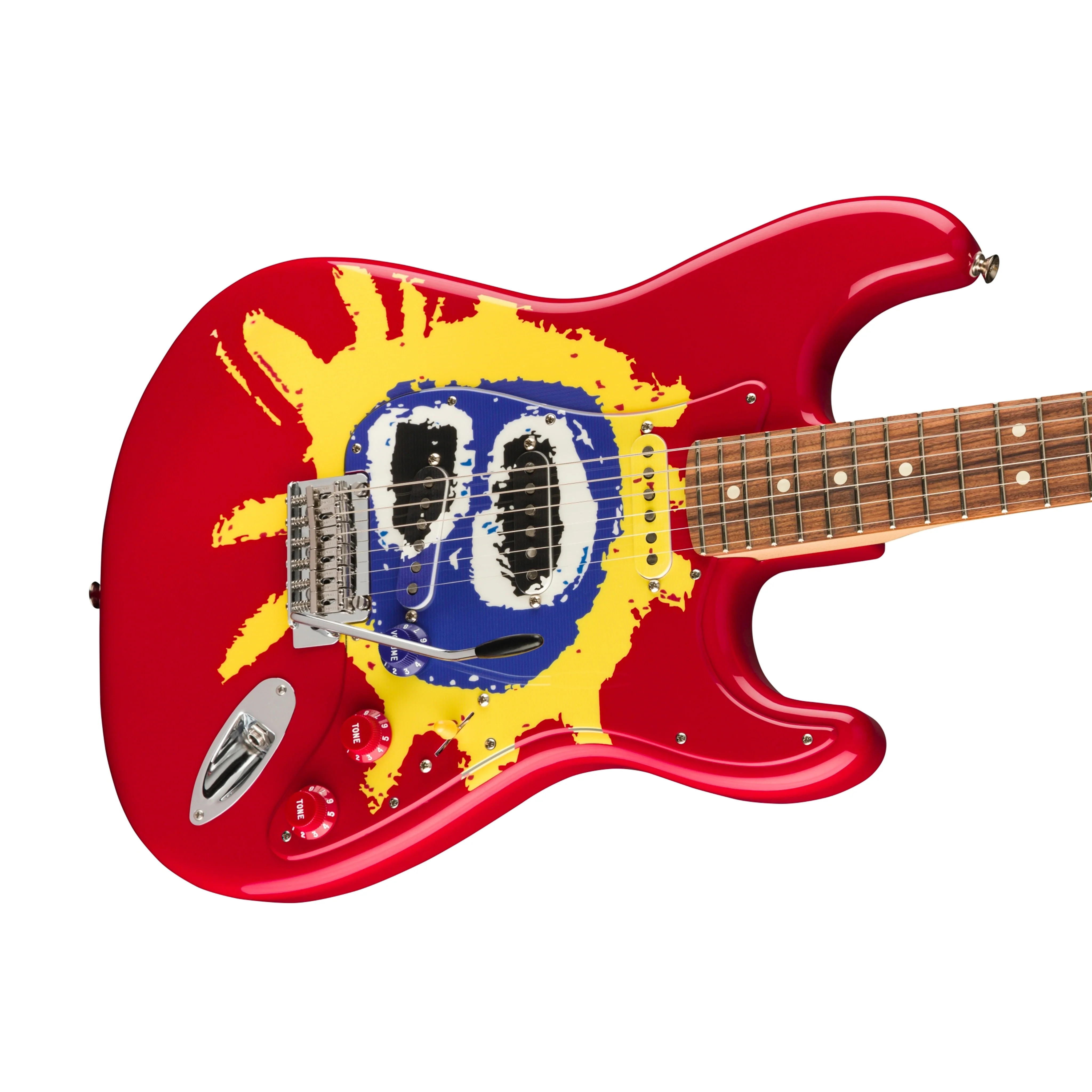 Fender 30th Anniversary Screamadelica Stratocaster Electric Guitar, PF FB, Custom Graphic - Image 5