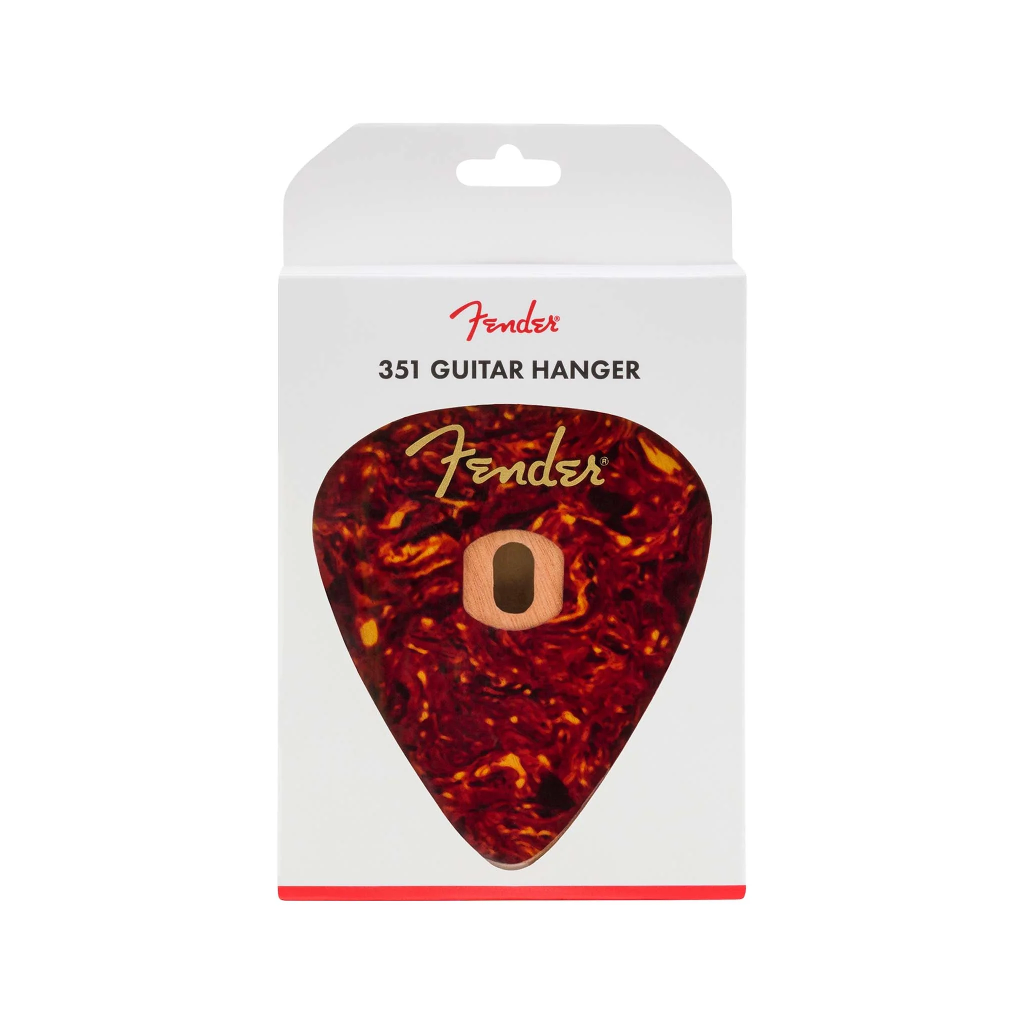 Fender 351 Guitar Wall Hanger, Tortoiseshell Mahogany - Image 4