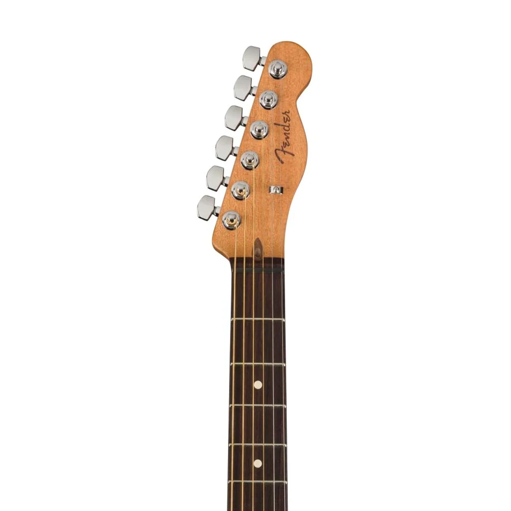Fender Acoustasonic Player Telecaster Electric Guitar, Arctic White - Image 6
