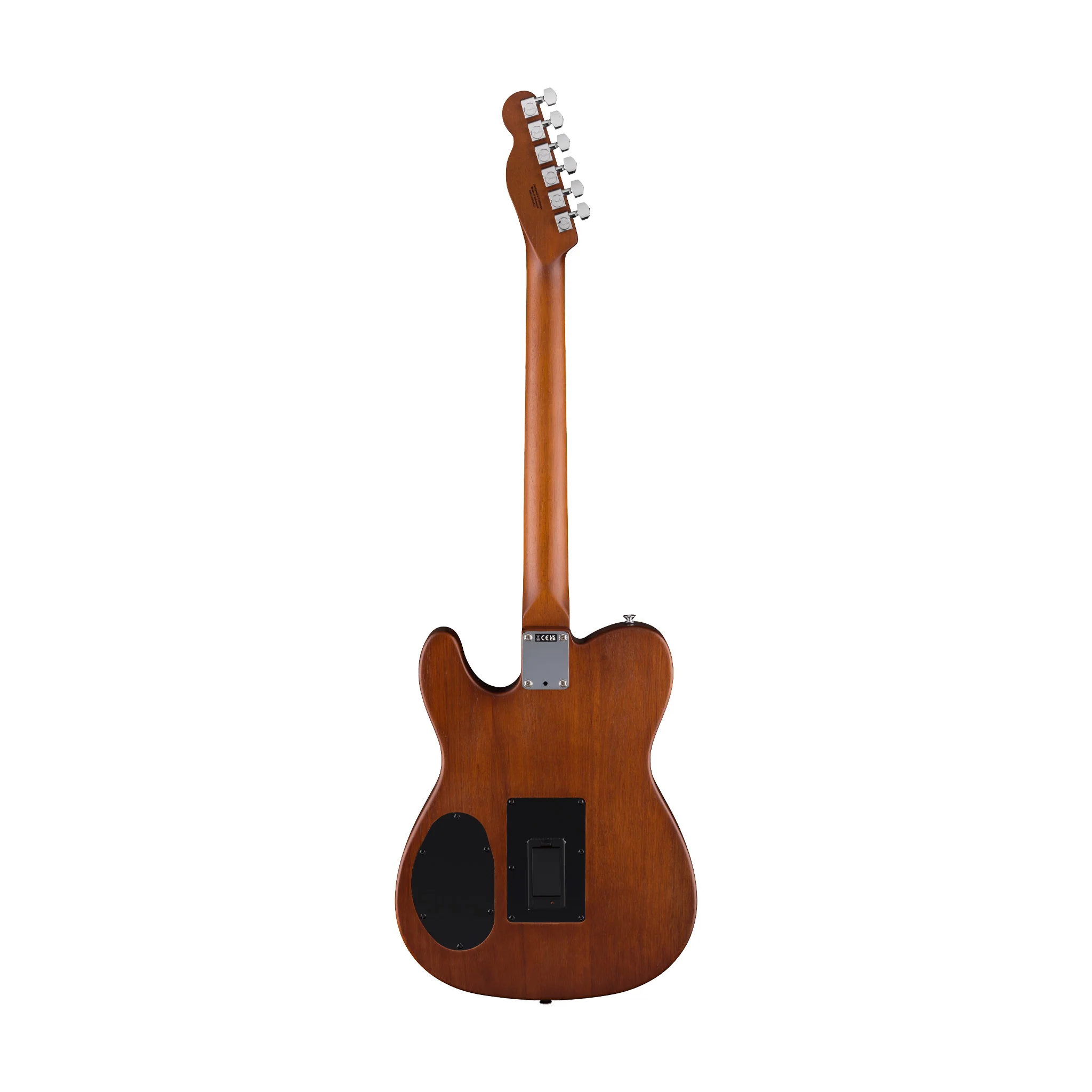 Fender Acoustasonic Standard Telecaster Electric Guitar, RW FB, Honey Burst - Image 2