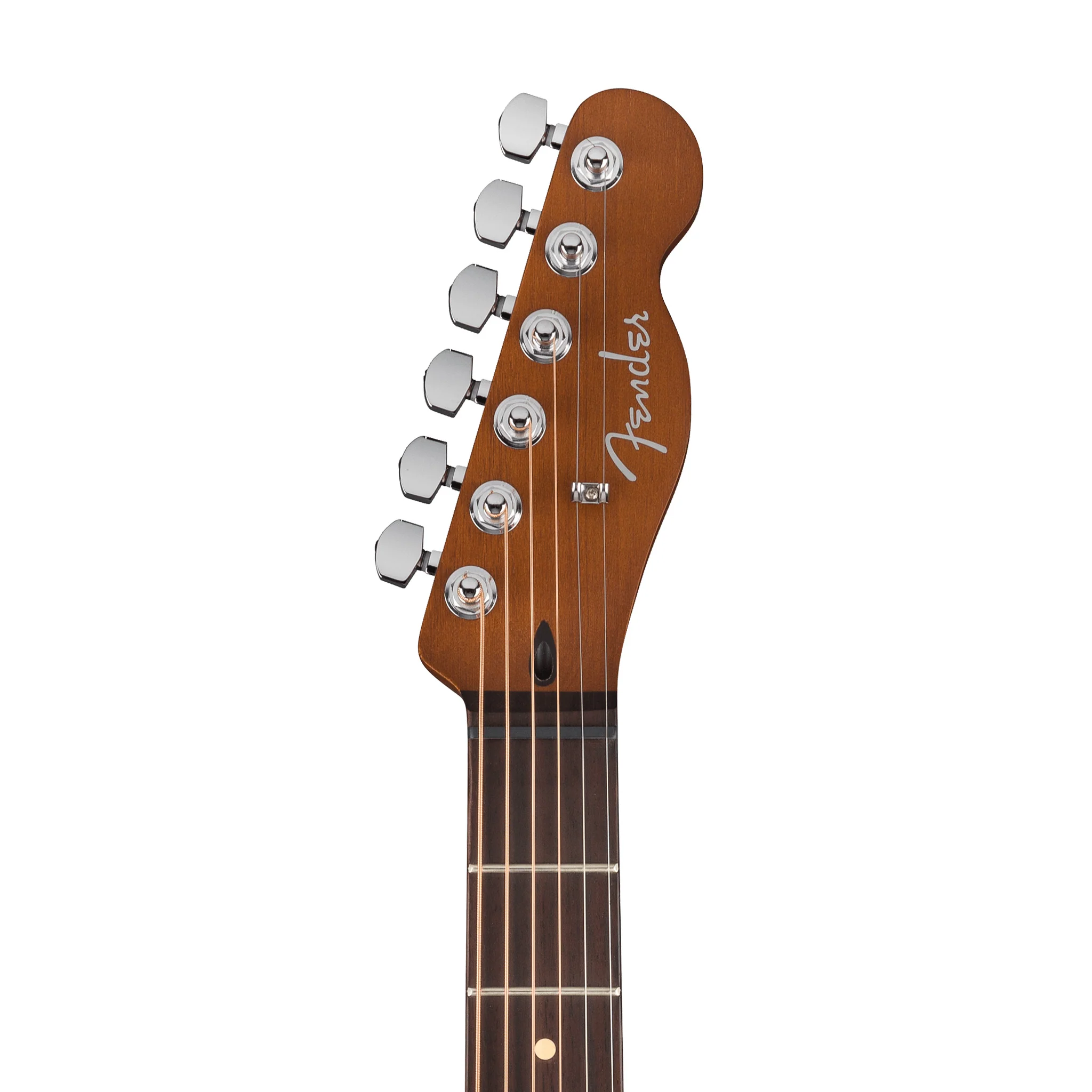 Fender Acoustasonic Standard Telecaster Electric Guitar, RW FB, Honey Burst - Image 5