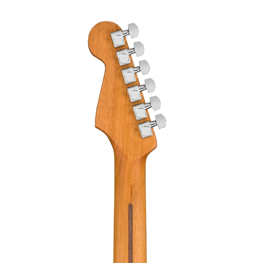 Fender American Acoustasonic Jazzmaster Acoustic Guitar w/bag, Ebony FB, Arctic White - Image 6