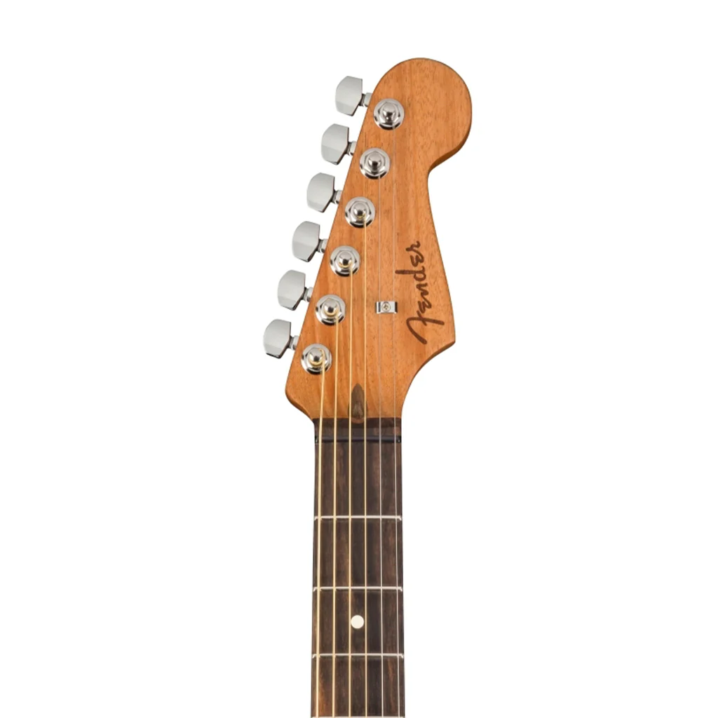 Fender American Acoustasonic Jazzmaster Acoustic Guitar w/bag, Ebony FB, Ocean Turquoise - Image 5