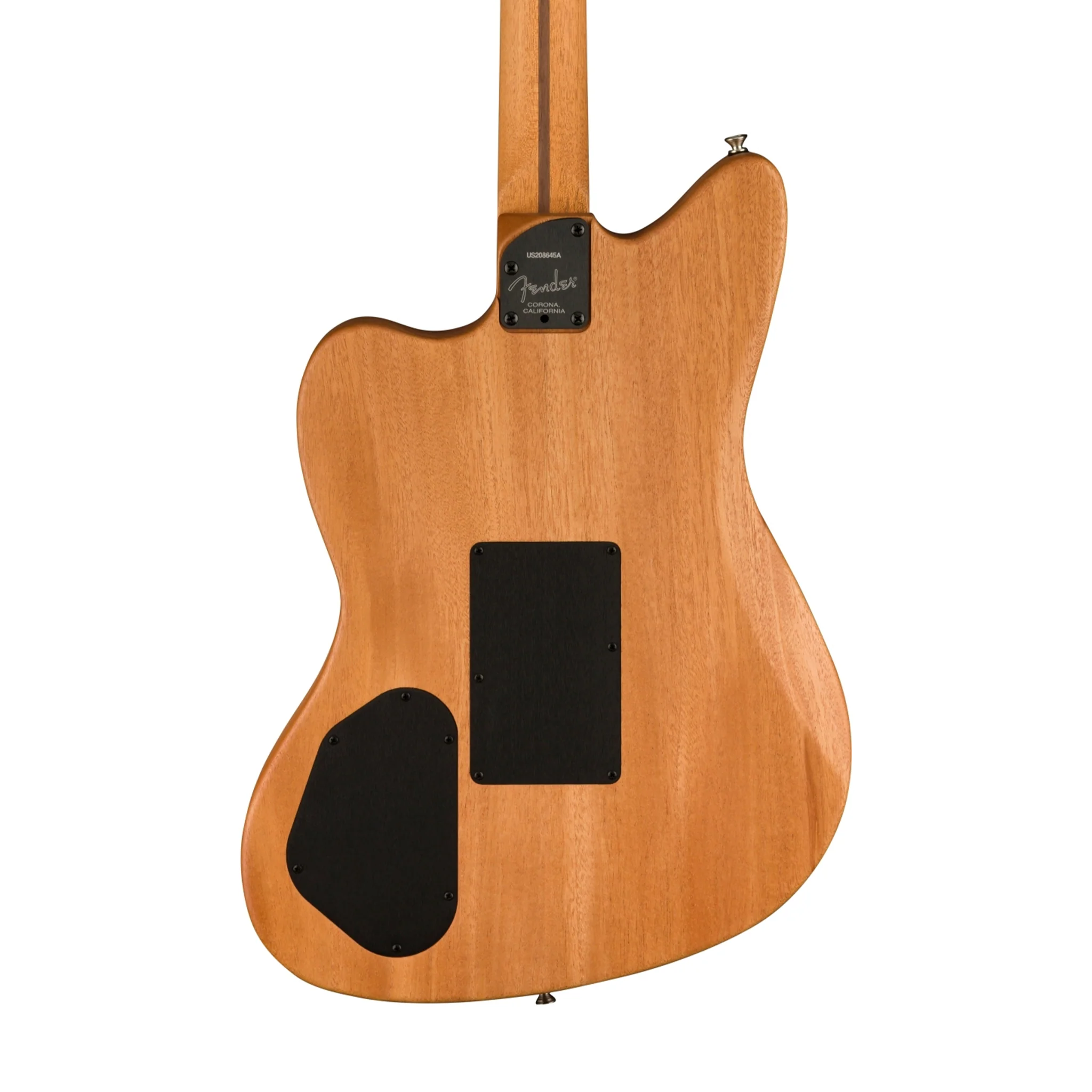 Fender American Acoustasonic Jazzmaster Acoustic Guitar w/bag, Ebony FB, Tobacco Sunburst - Image 4