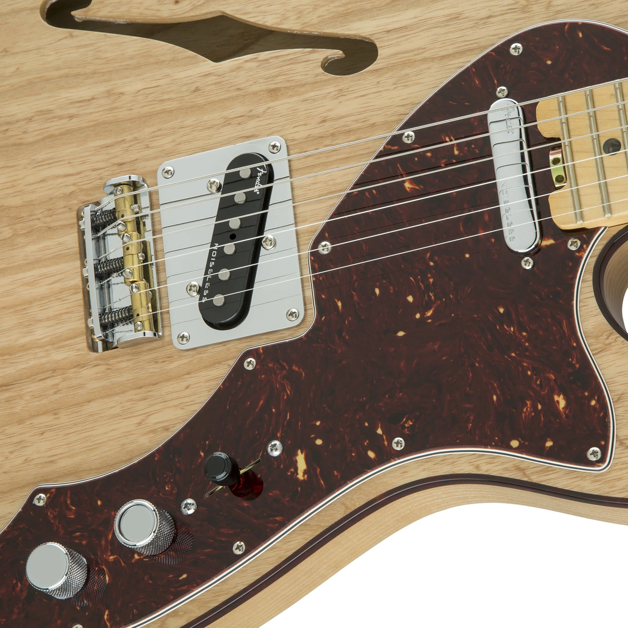 Fender American Elite Telecaster Thineline Electric Guitar, Maple FB, Natural - Image 5