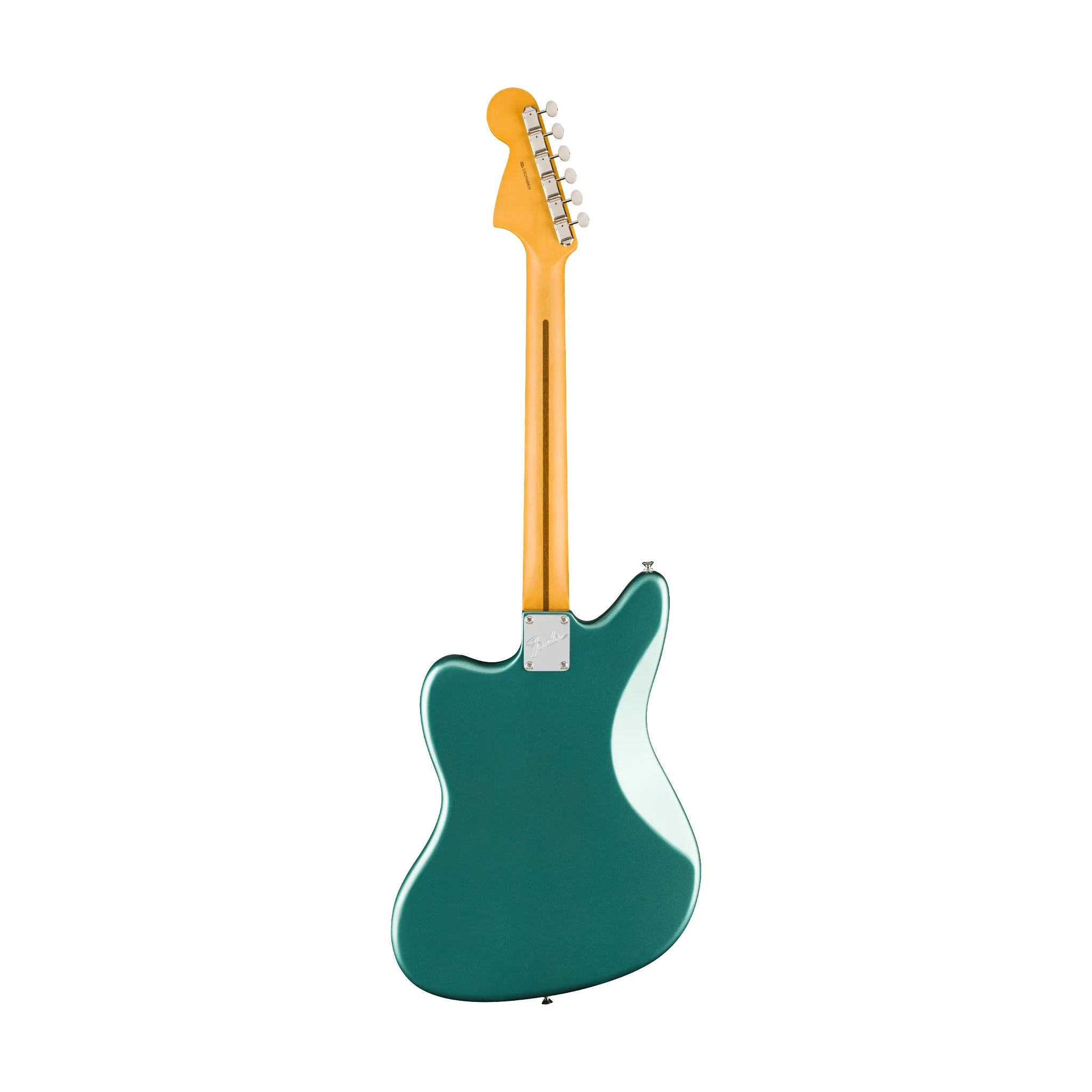 Fender American Professional Classic Jaguar Electric Guitar, RW FB, Faded Sherwood Green Metallic - Image 2