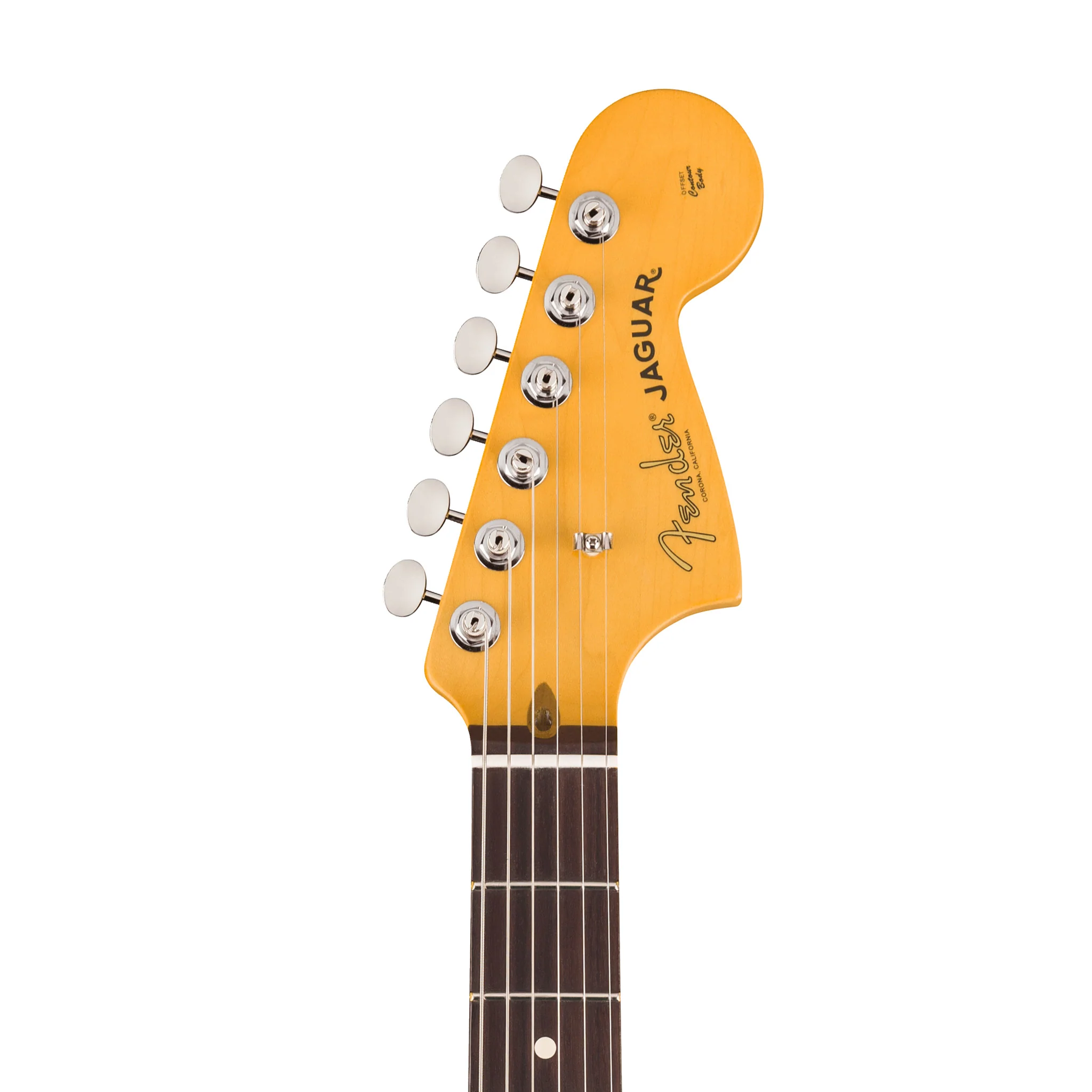Fender American Professional Classic Jaguar Electric Guitar, RW FB, Faded Sherwood Green Metallic - Image 6