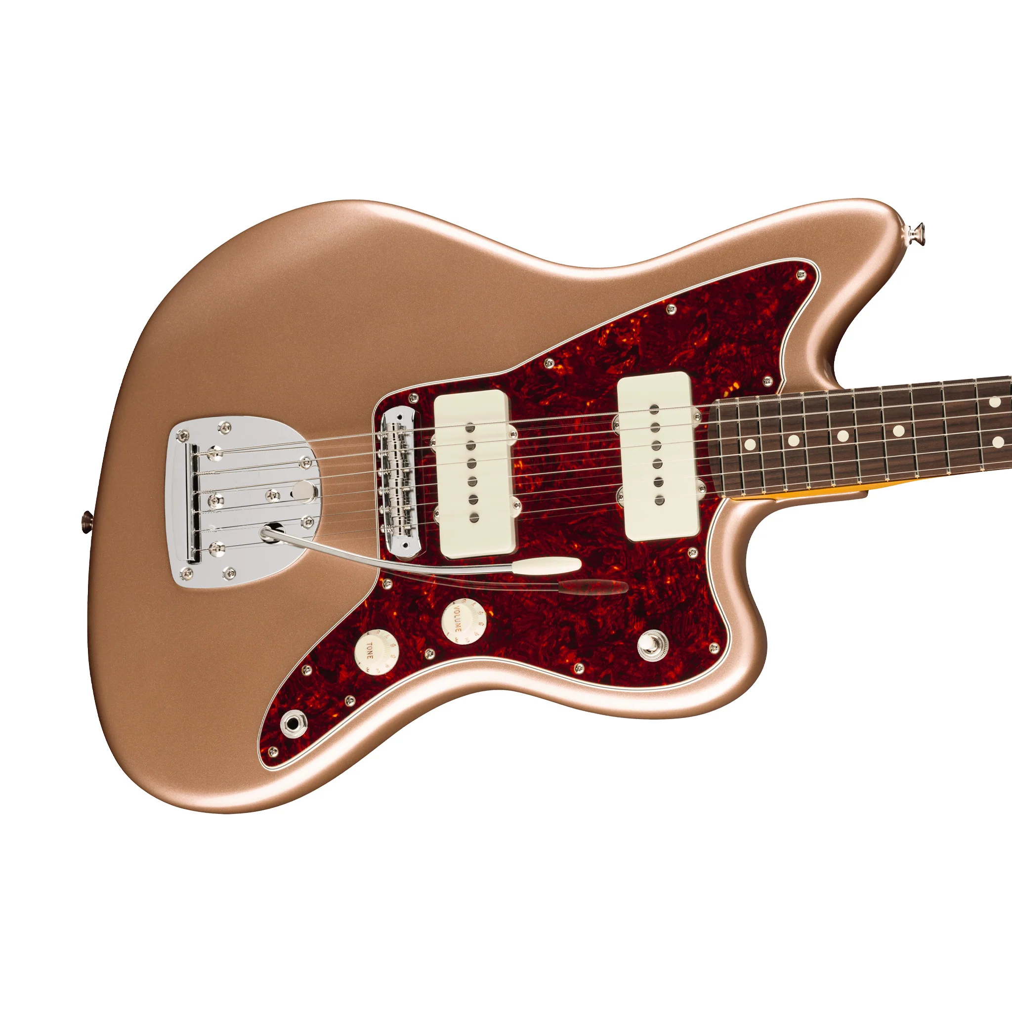 Fender American Professional Classic Jazzmaster Electric Guitar, RW FB, Faded Firemist Gold - Image 5