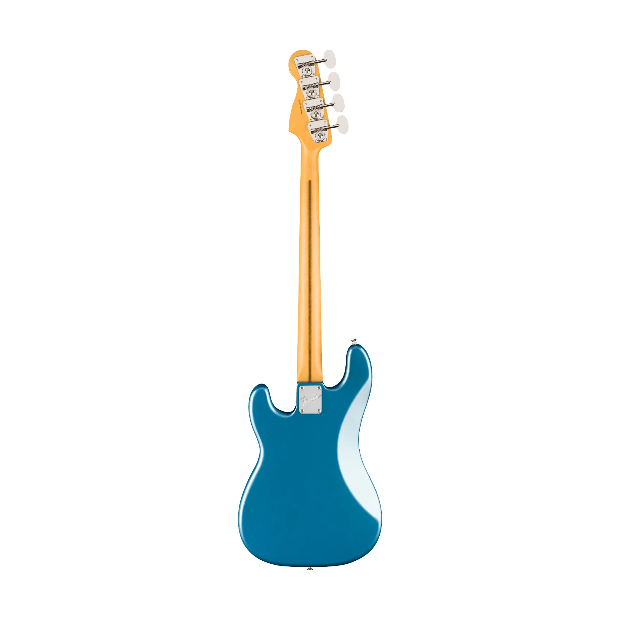 Fender American Professional Classic Precision Bass Guitar, Maple FB, Faded Lake Placid Blue - Image 2