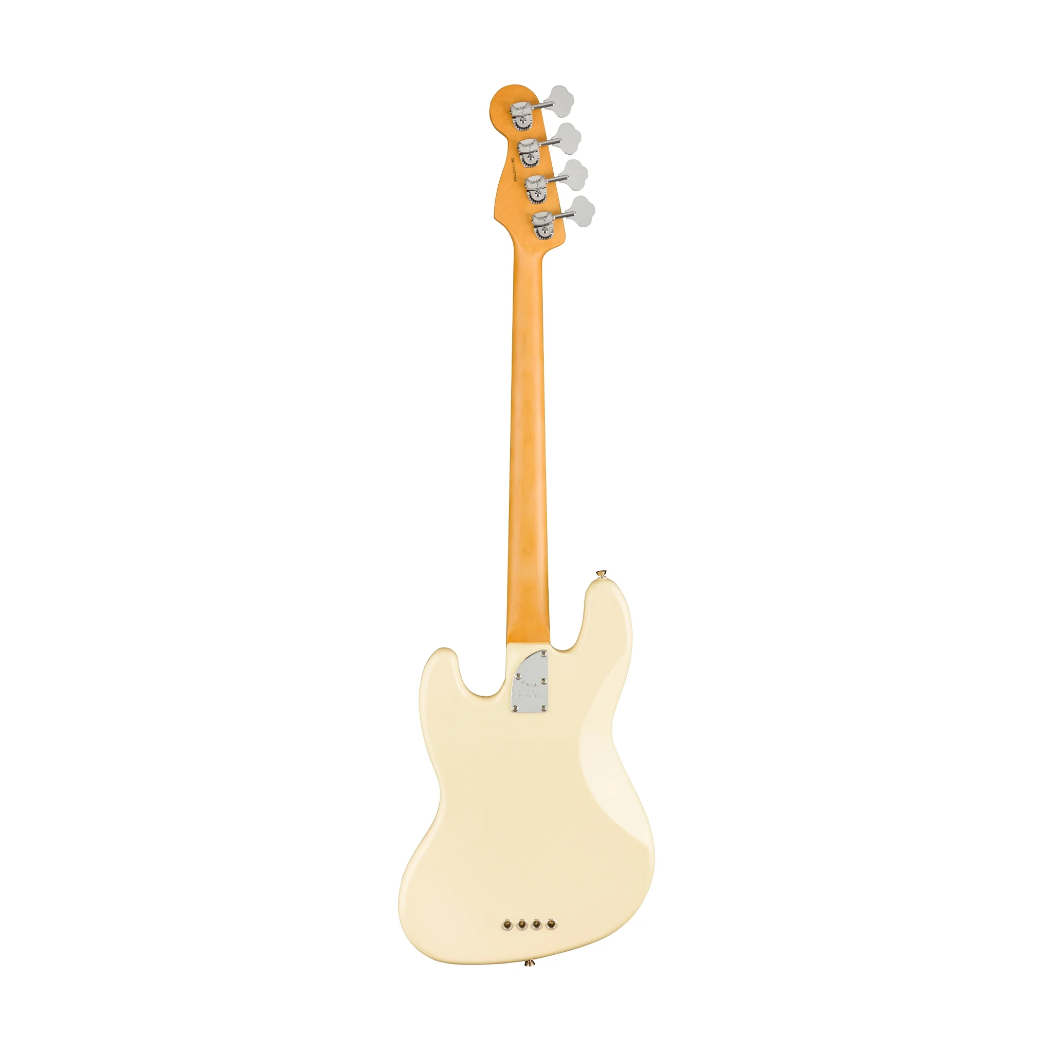 Fender American Professional II Jazz Bass Electric Guitar, Maple FB, Olympic White - Image 2