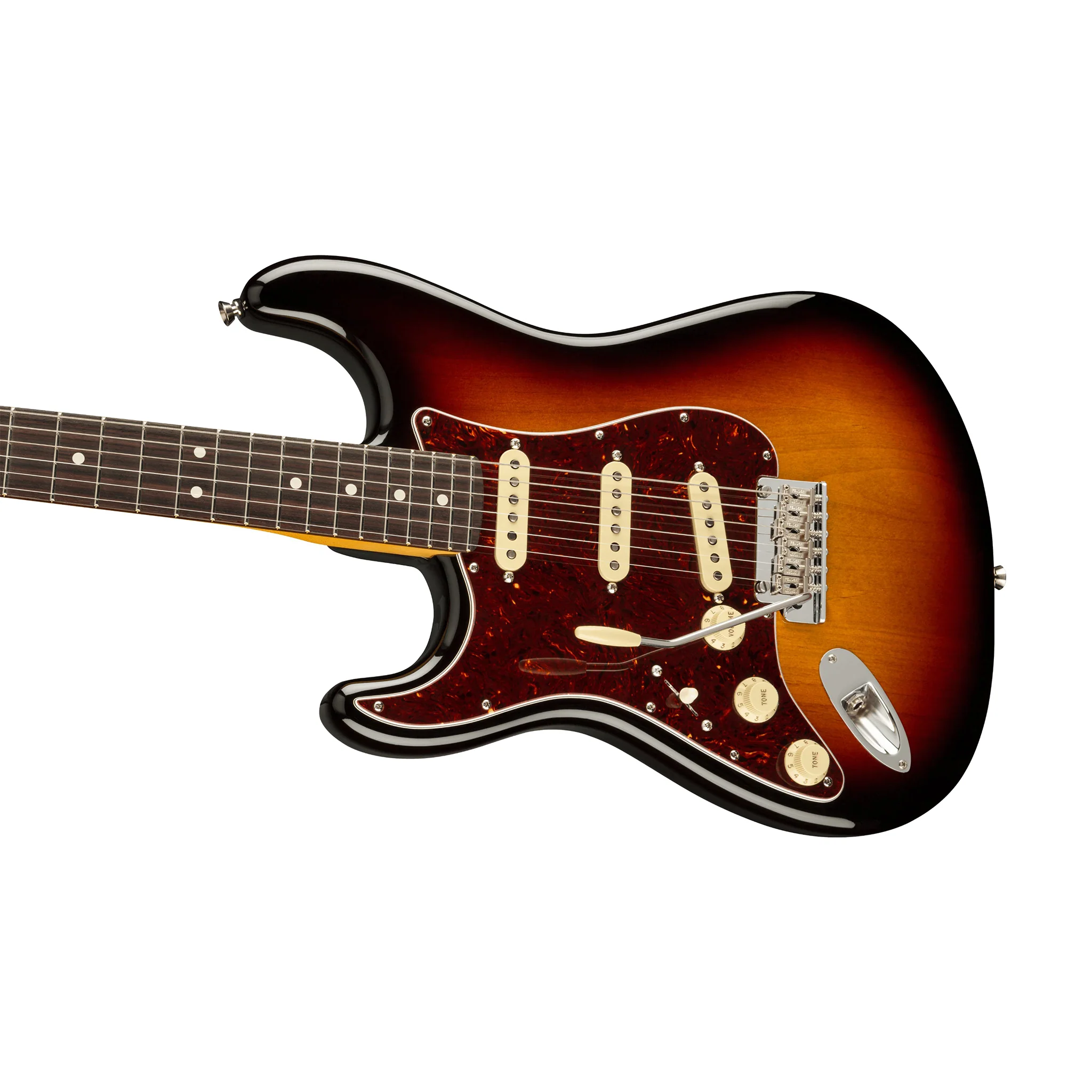 Fender American Professional II Left-Handed Stratocaster Electric Guitar, RW FB, 3-Tone Sunburst - Image 5