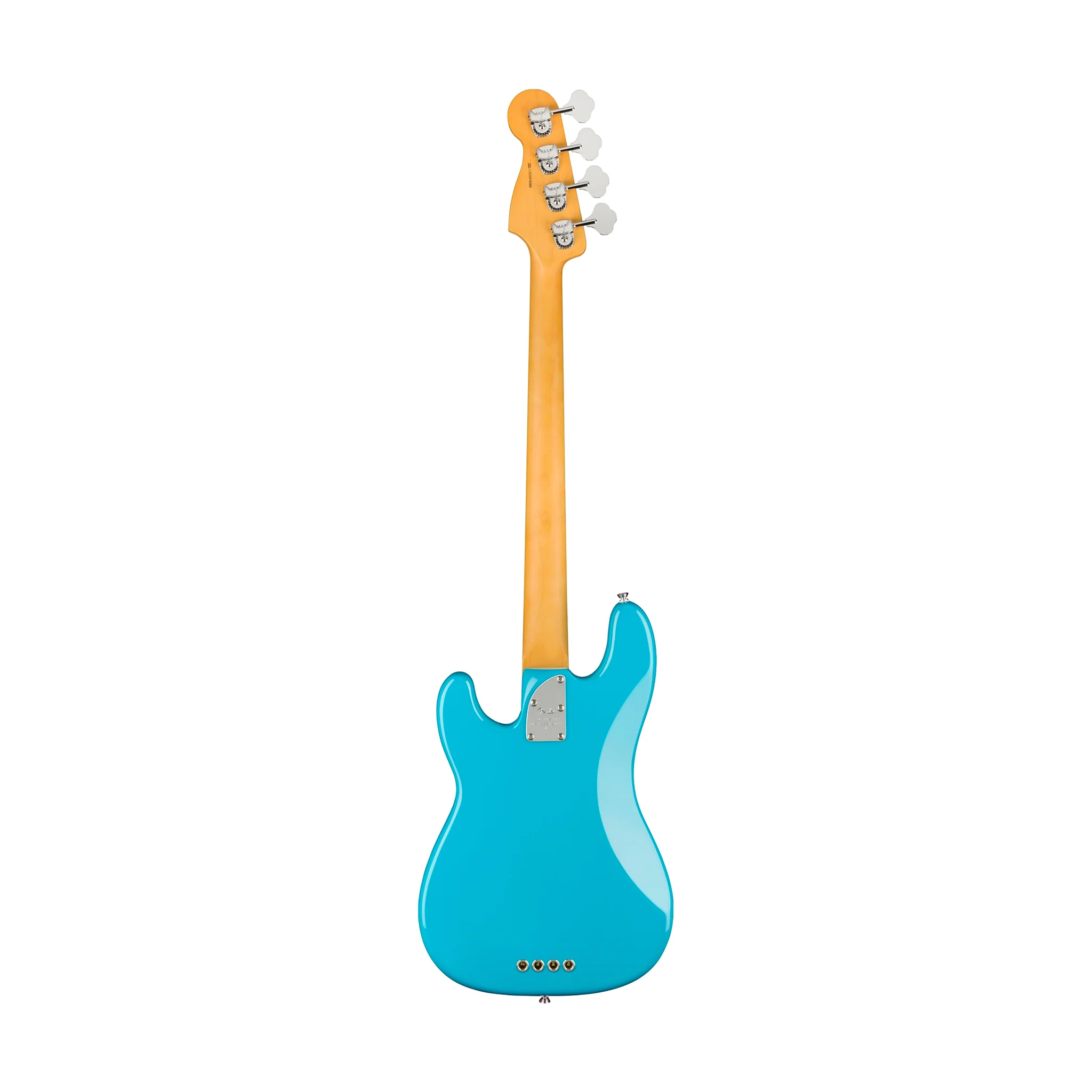 Fender American Professional II Precision Bass Electric Guitar, Maple FB, Miami Blue - Image 2