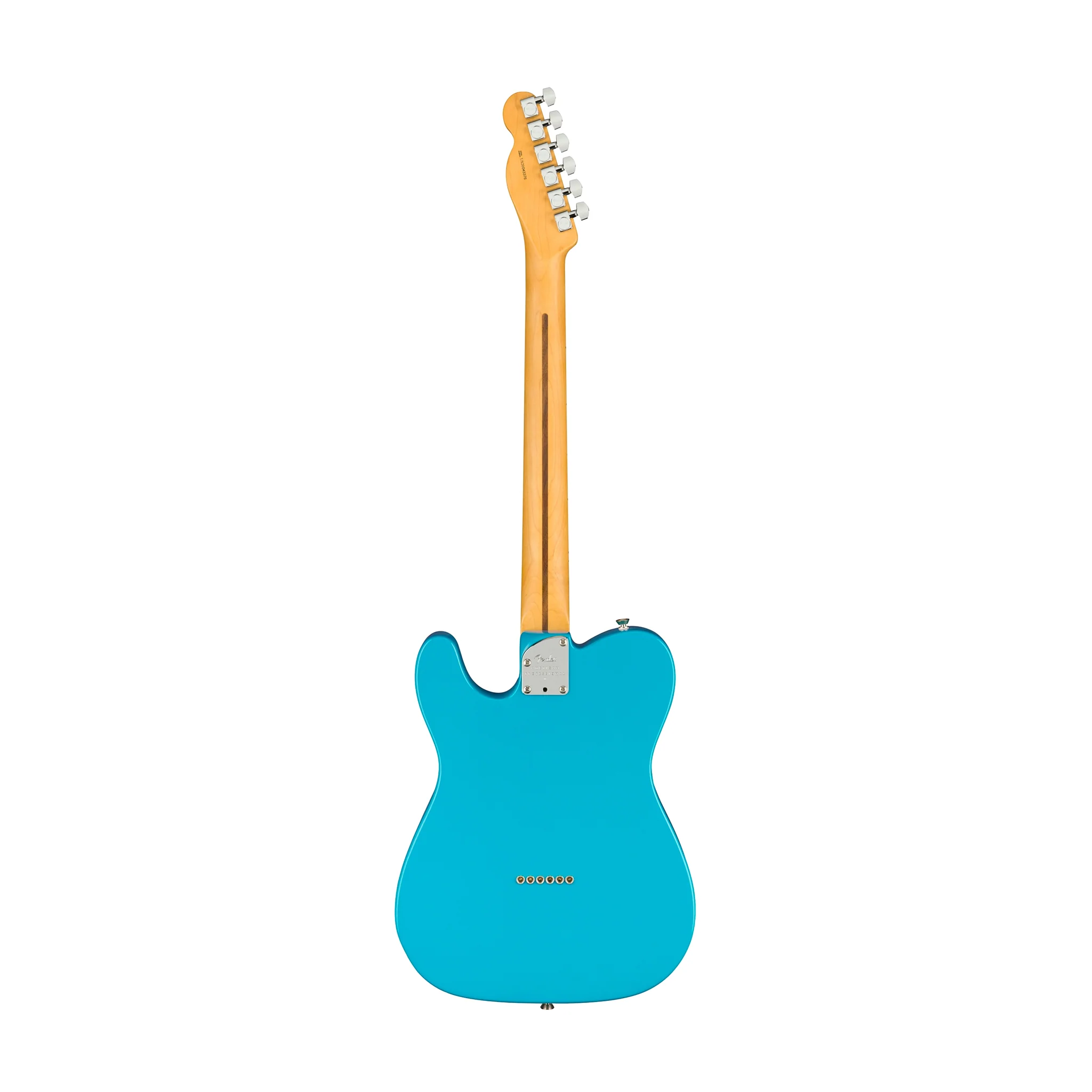 Fender American Professional II Telecaster Electric Guitar, Maple FB, Miami Blue - Image 2