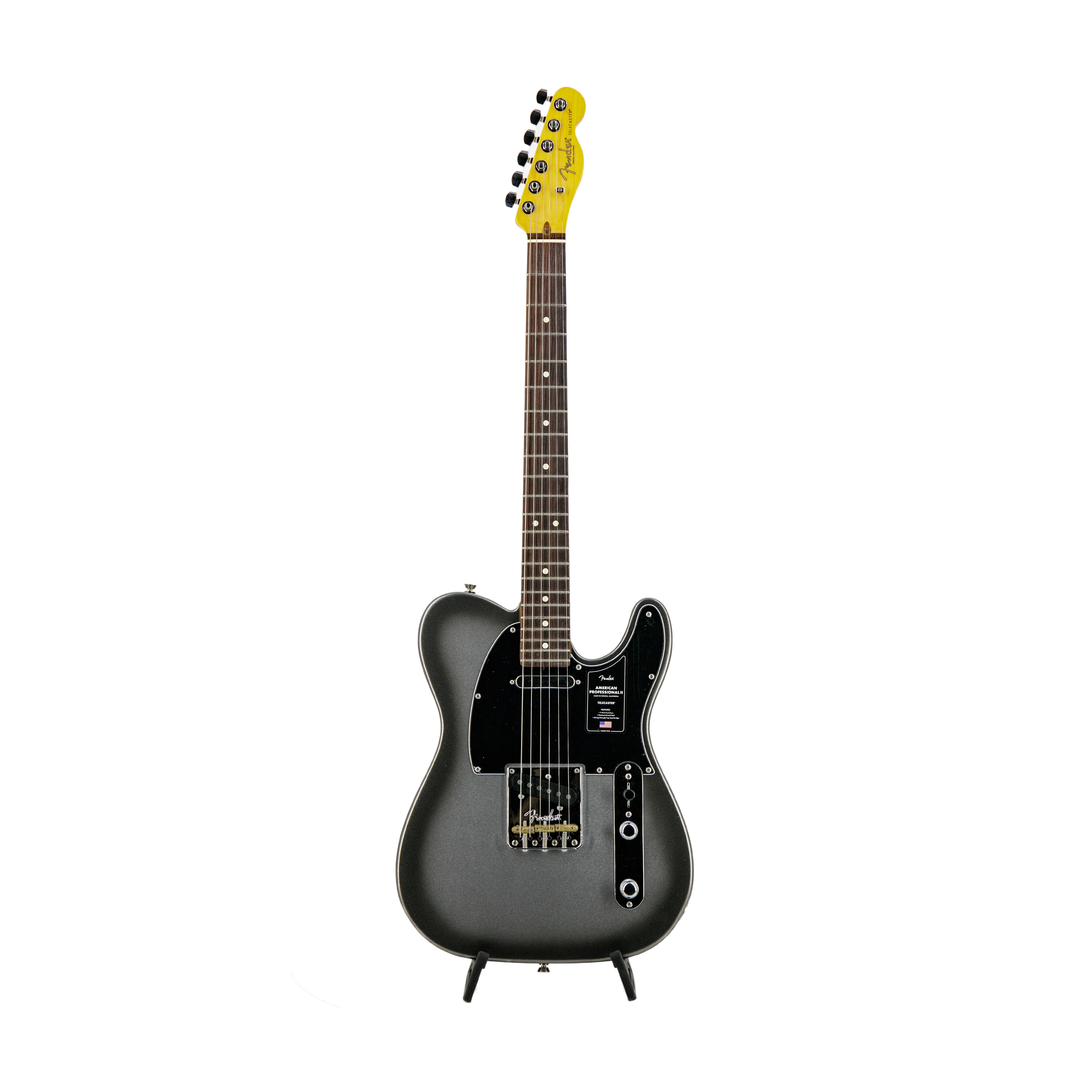 Fender American Professional II Telecaster Electric Guitar, RW FB, Mercury, US2209XXXX