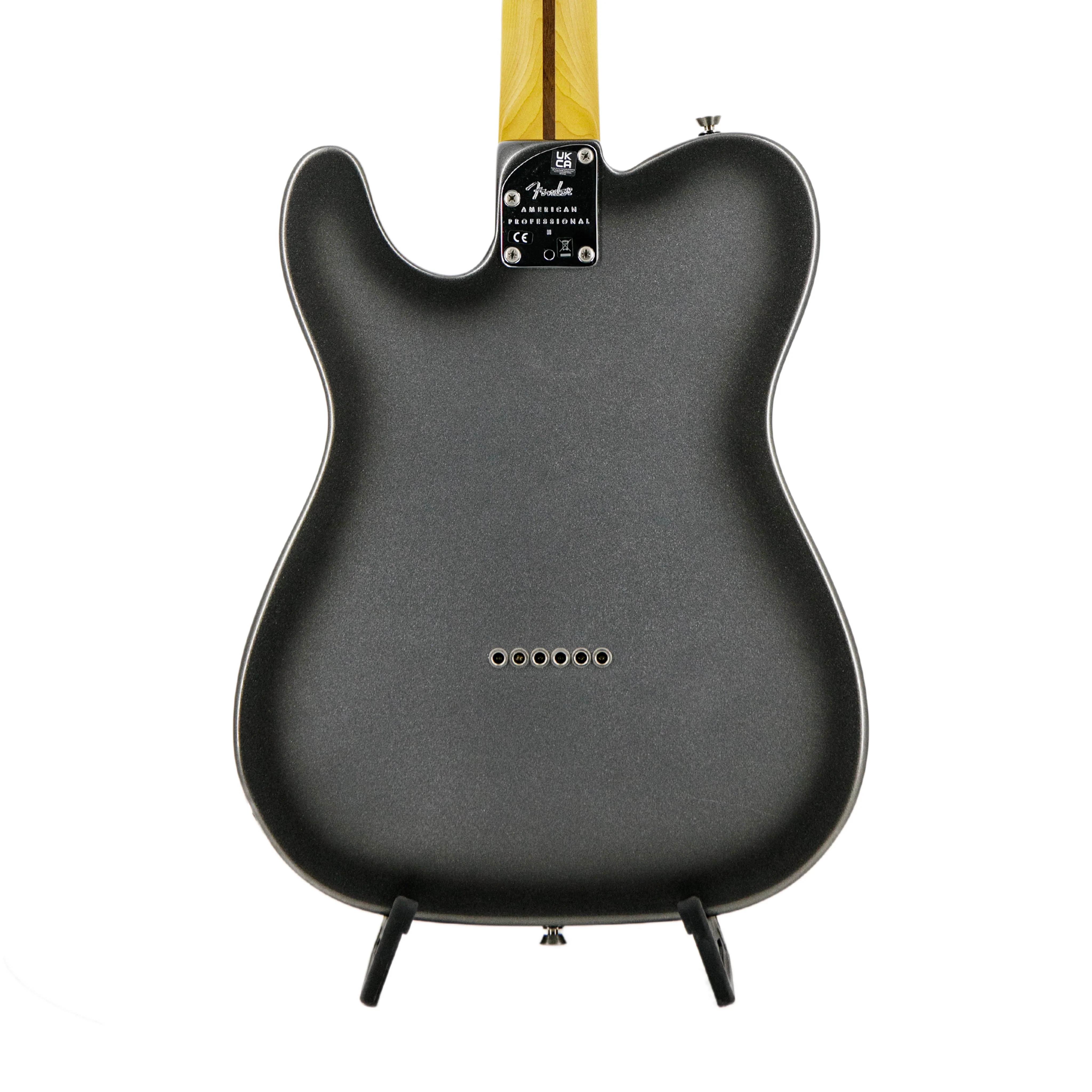 Fender American Professional II Telecaster Electric Guitar, RW FB, Mercury, US2209XXXX - Image 5