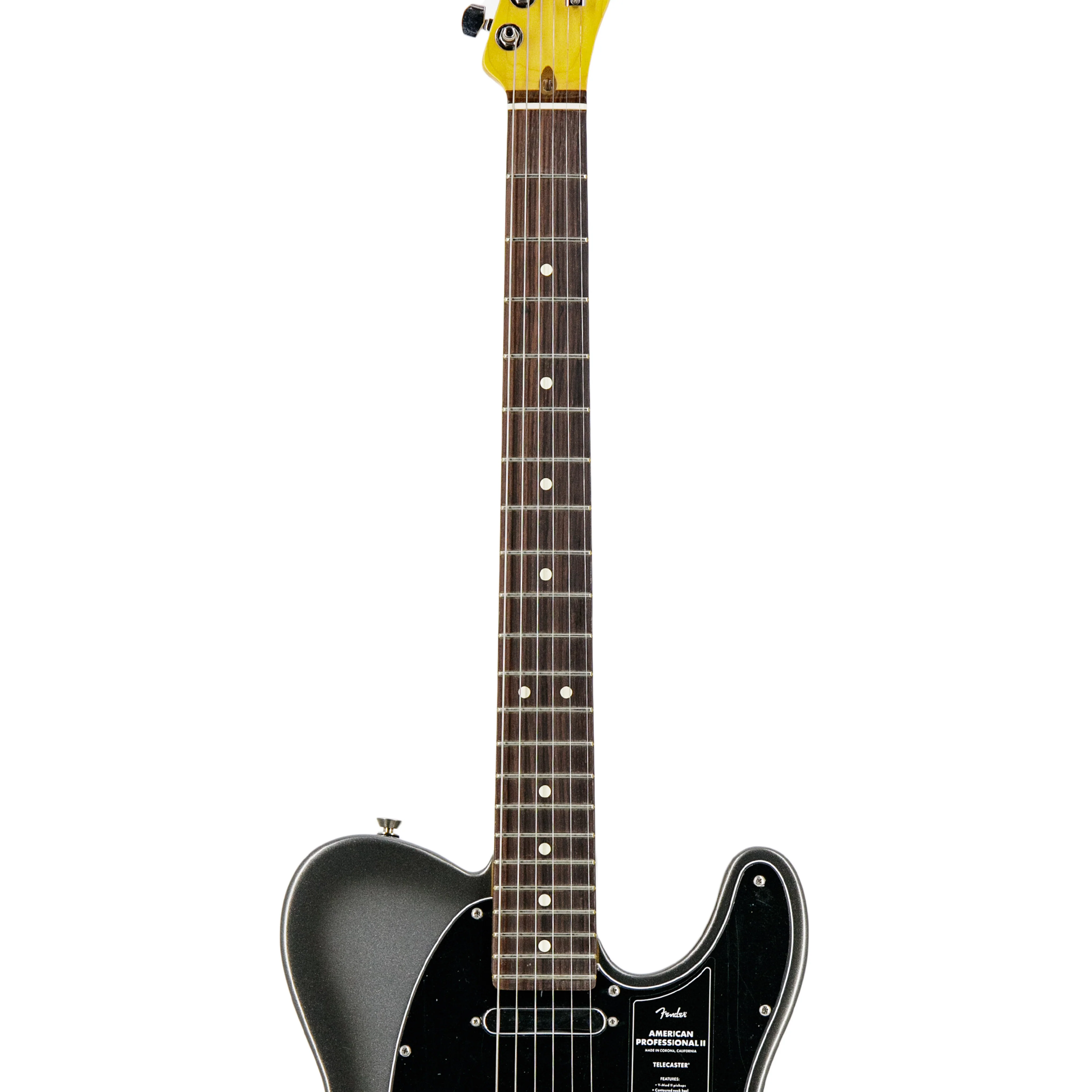Fender American Professional II Telecaster Electric Guitar, RW FB, Mercury, US2209XXXX - Image 6
