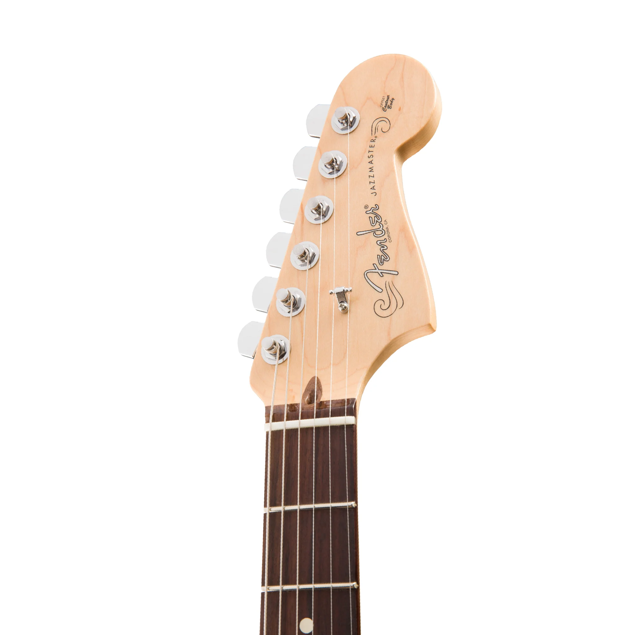 Fender American Professional Jazzmaster Electric Guitar, RW FB, Olympic White - Image 6