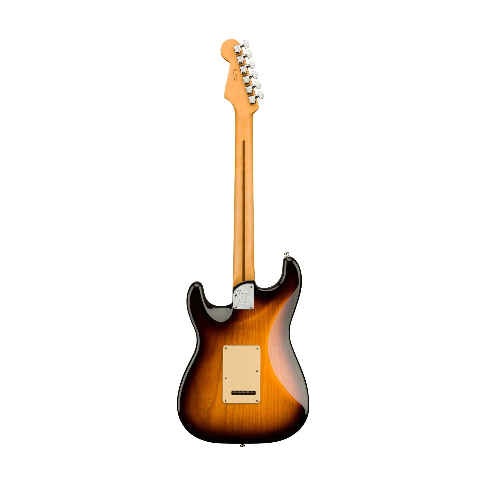 Fender American Ultra Luxe Stratocaster Electric Guitar, RW FB, 2-Color Sunburst - Image 2