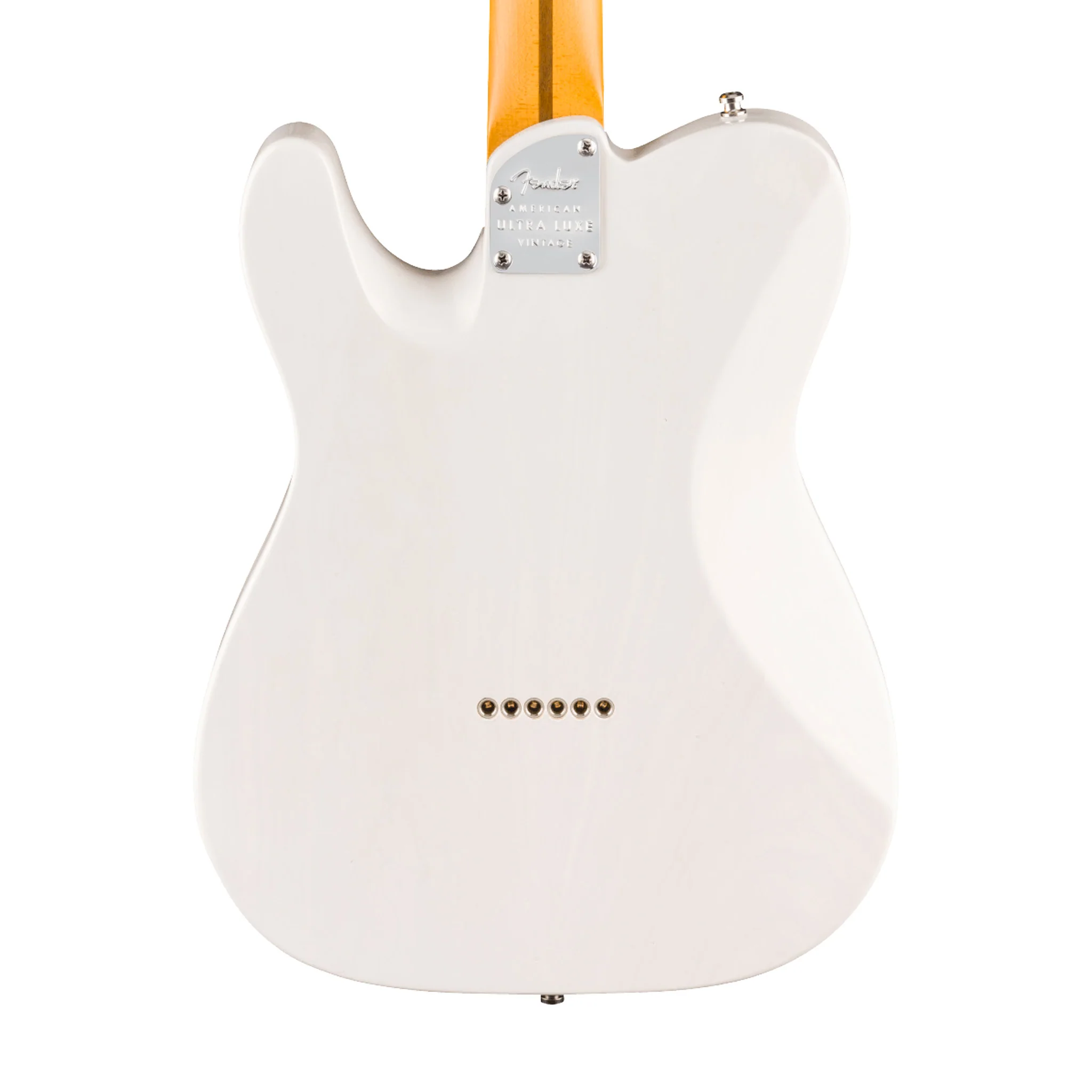 Fender American Ultra Luxe Vintage 50s Telecaster Electric Guitar, Maple FB, White Blonde - Image 4