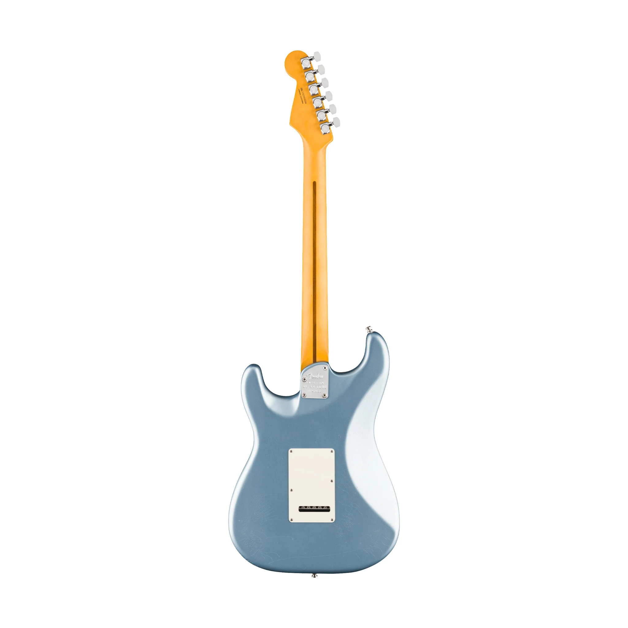 Fender American Ultra Luxe Vintage 60s Stratocaster Electric Guitar, RW FB, Ice Blue Metallic - Image 2
