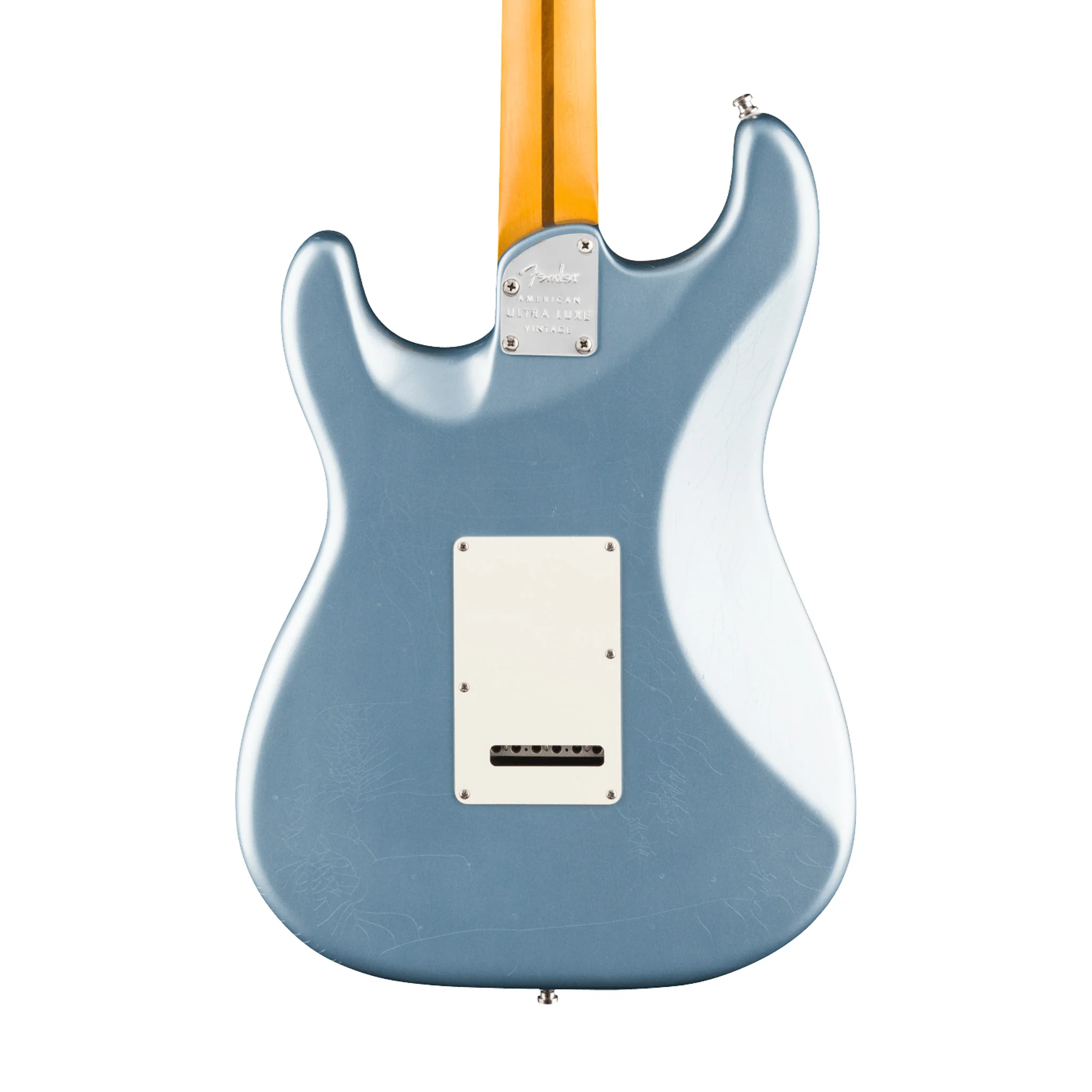 Fender American Ultra Luxe Vintage 60s Stratocaster Electric Guitar, RW FB, Ice Blue Metallic - Image 4