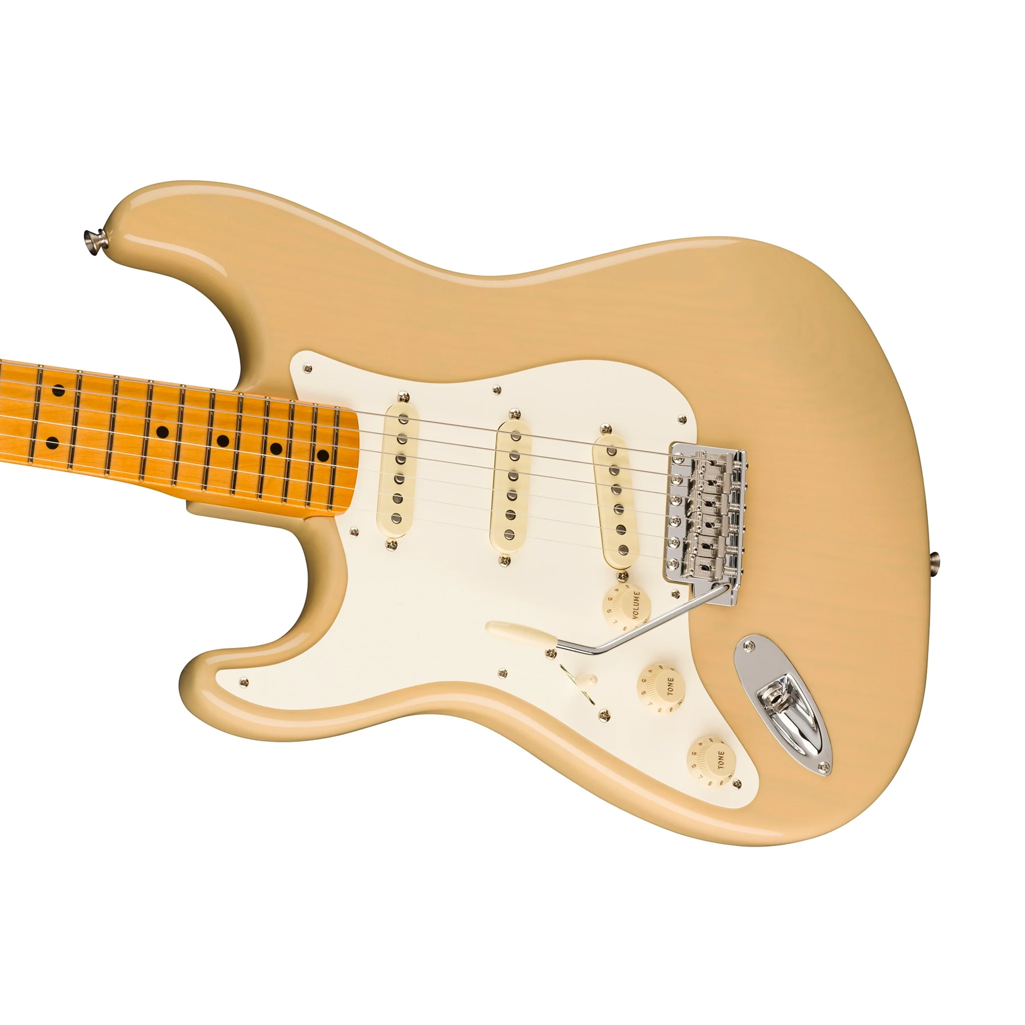 Fender American Vintage II 57 Stratocaster Left-Handed Electric Guitar, Maple FB, Vintage Blonde - Image 5