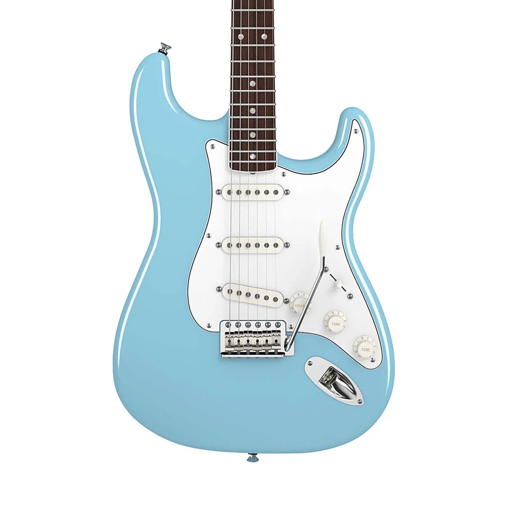 Fender Artist Eric Johnson Stratocaster Guitar, RW Neck, Tropical Turquoise, w/Case - Image 2