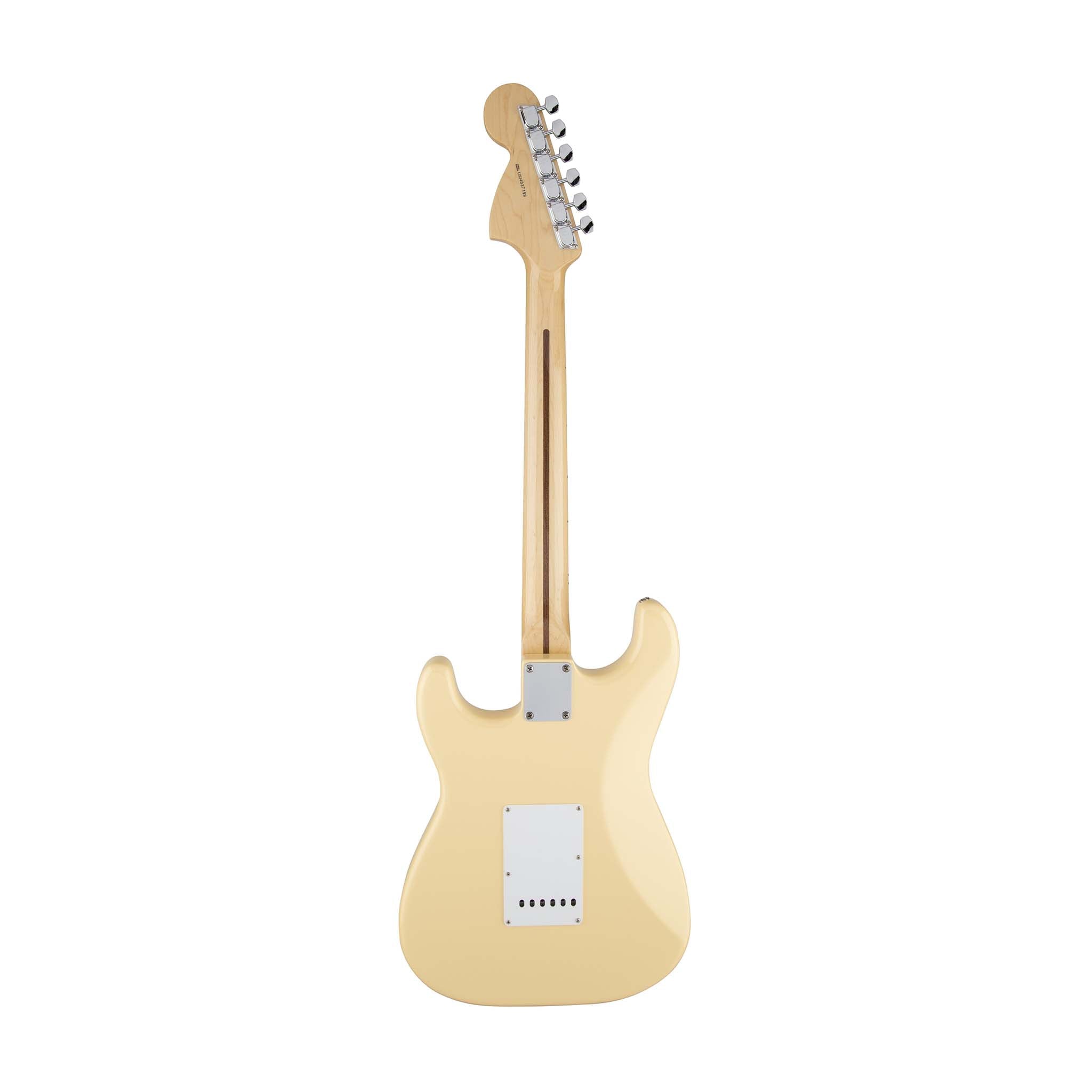 Fender Artist Yngwie Malmsteen Stratocaster Guitar, Scalloped Maple FB, Vintage White - Image 2