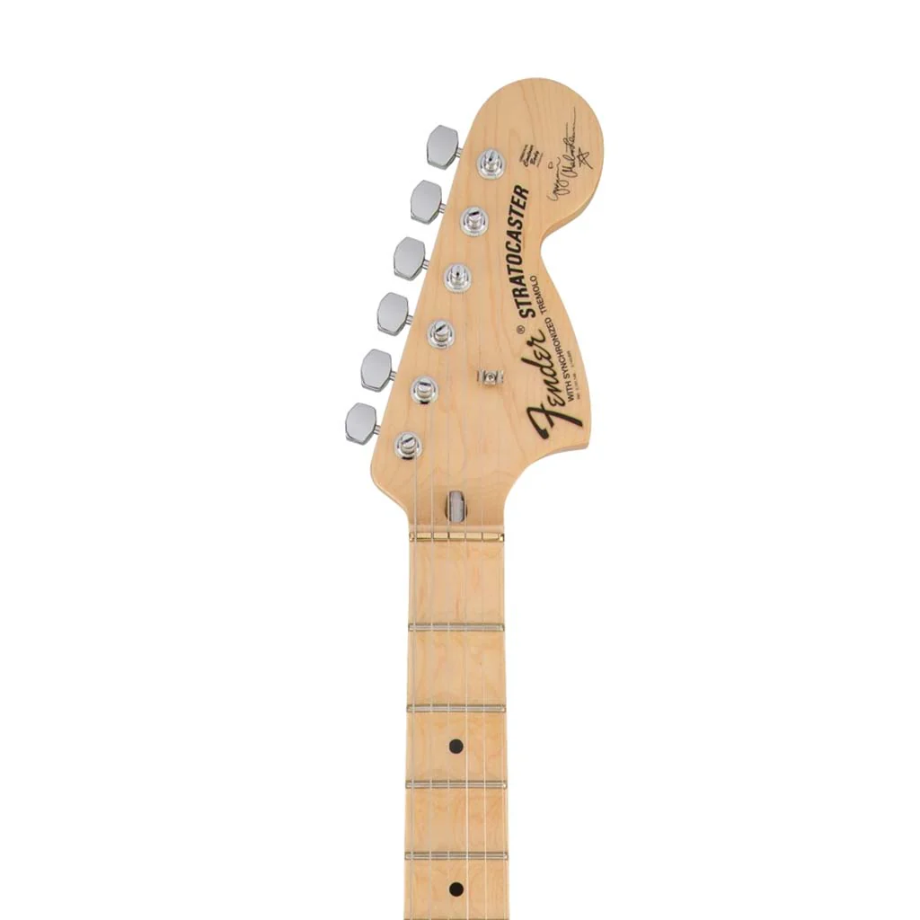 Fender Artist Yngwie Malmsteen Stratocaster Guitar, Scalloped Maple FB, Vintage White - Image 6