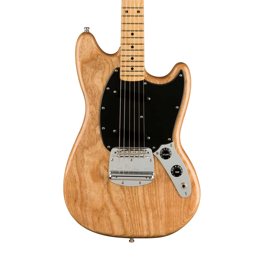 Fender Ben Gibbard Mustang Electric Guitar, Maple FB, Natural - Image 3