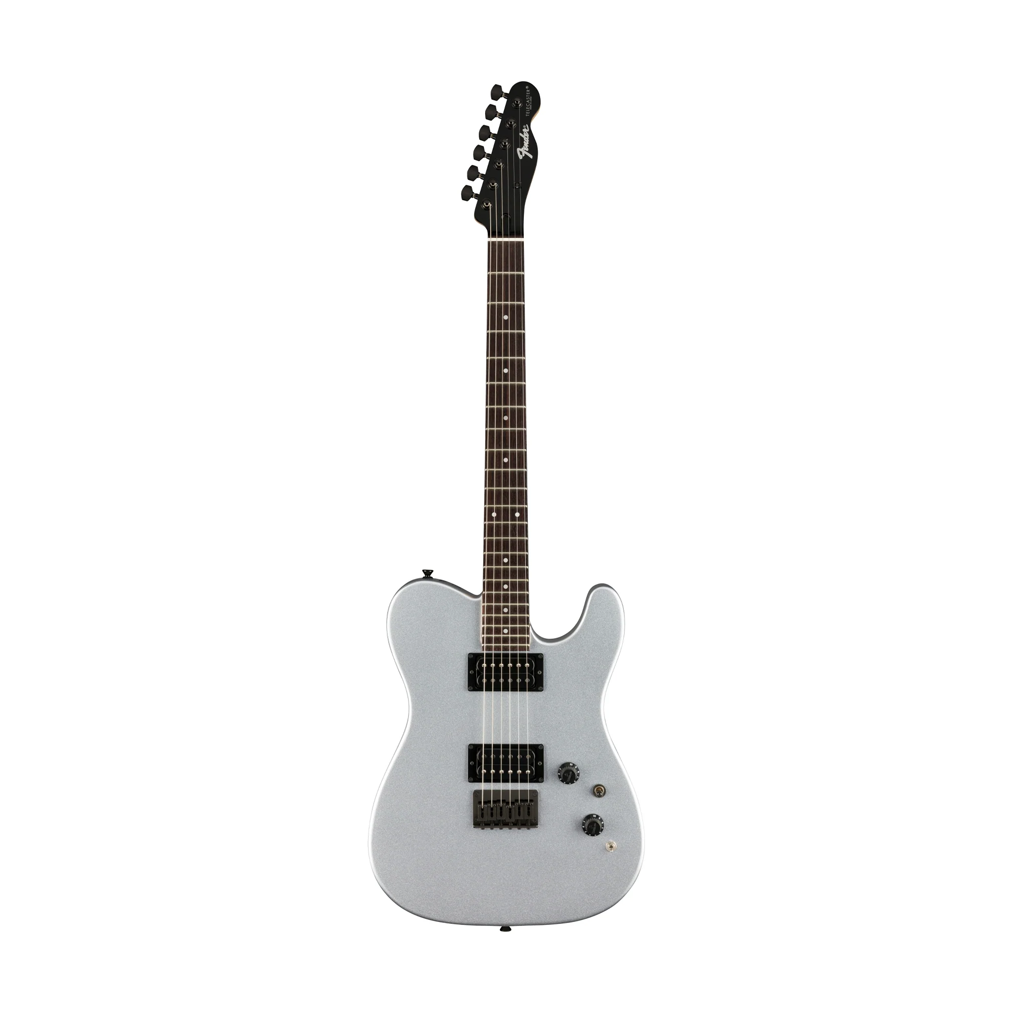 Fender Boxer Series Telecaster HH Guitar, RW FB, Inca Silver