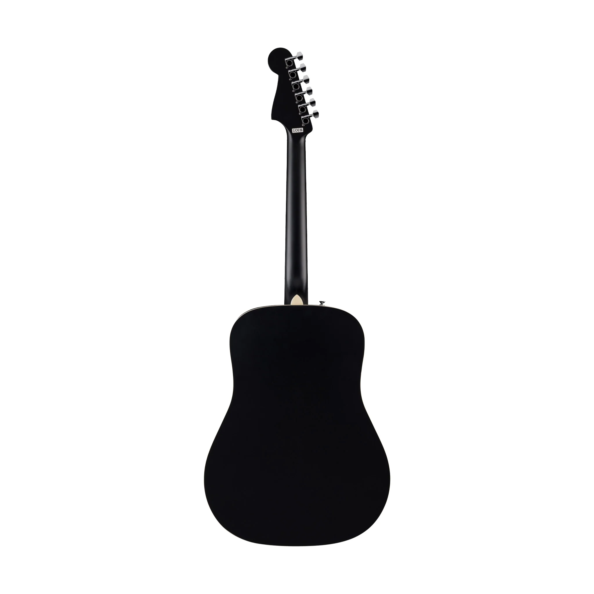 Fender California Debut Redondo Acoustic Guitar, Black - Image 2