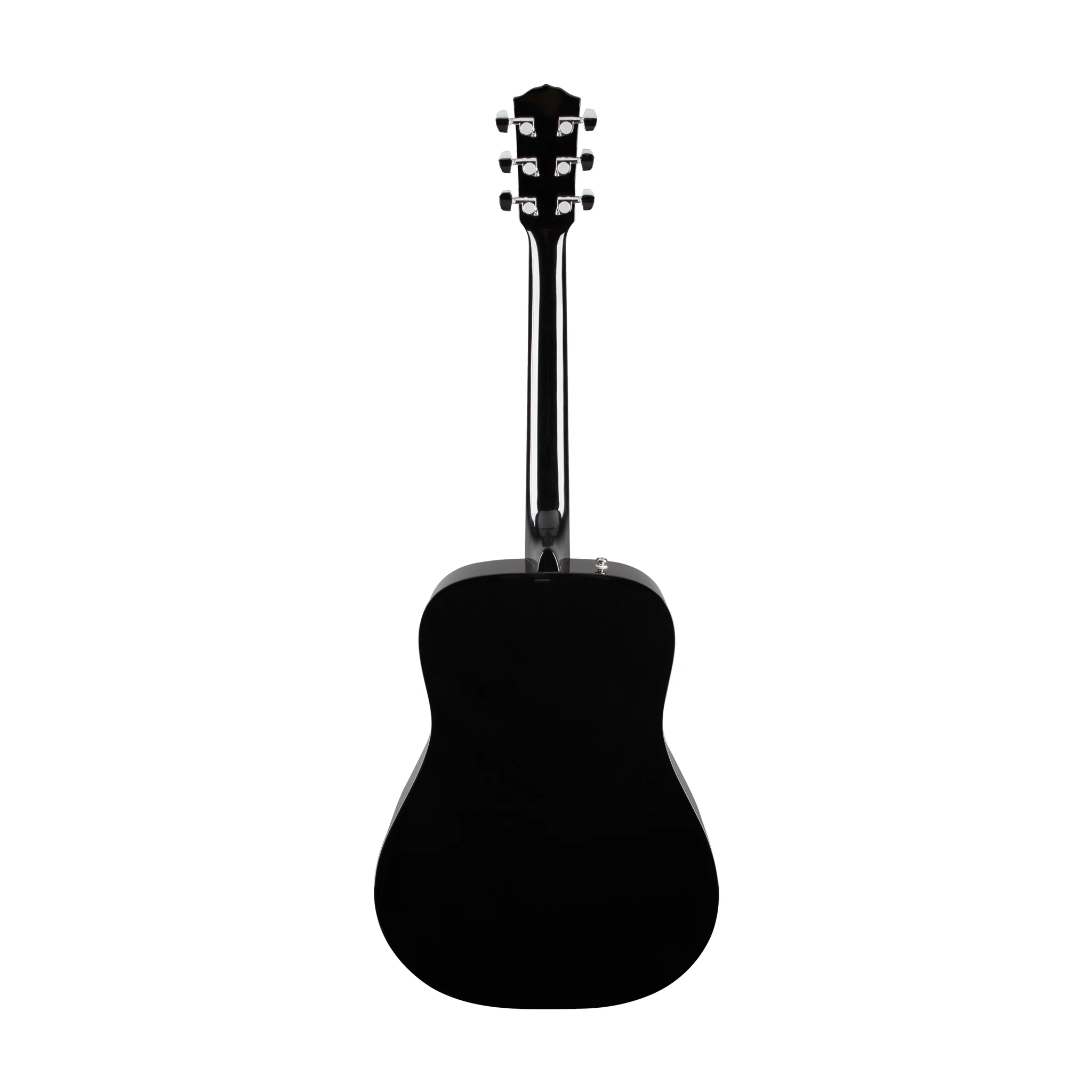 Fender CD-60 Dreadnought V3 Acoustic Guitar w/case, Walnut FB, Black - Image 2