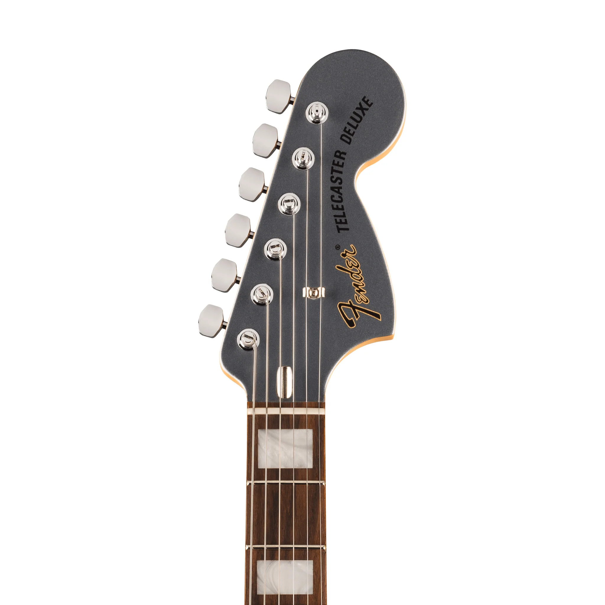 Fender Chris Shiflett Cleaver Telecaster Deluxe Electric Guitar, RW FB, Charcoal Frost Metallic - Image 6