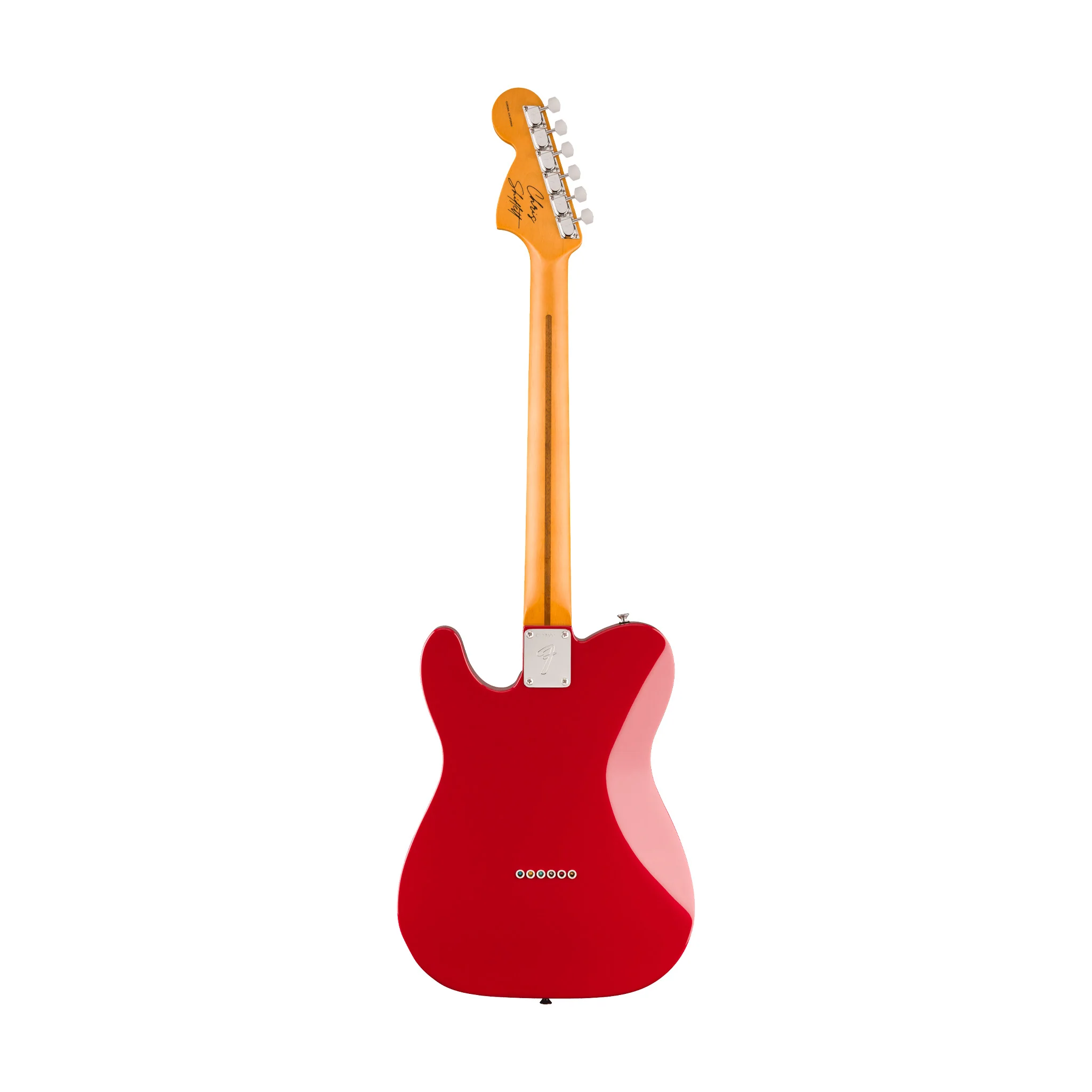Fender Chris Shiflett Cleaver Telecaster Deluxe Electric Guitar, RW FB, Dakota Red - Image 2