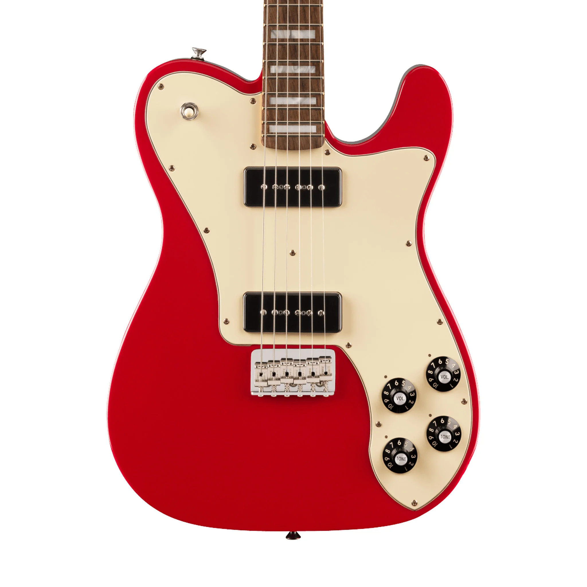 Fender Chris Shiflett Cleaver Telecaster Deluxe Electric Guitar, RW FB, Dakota Red - Image 3