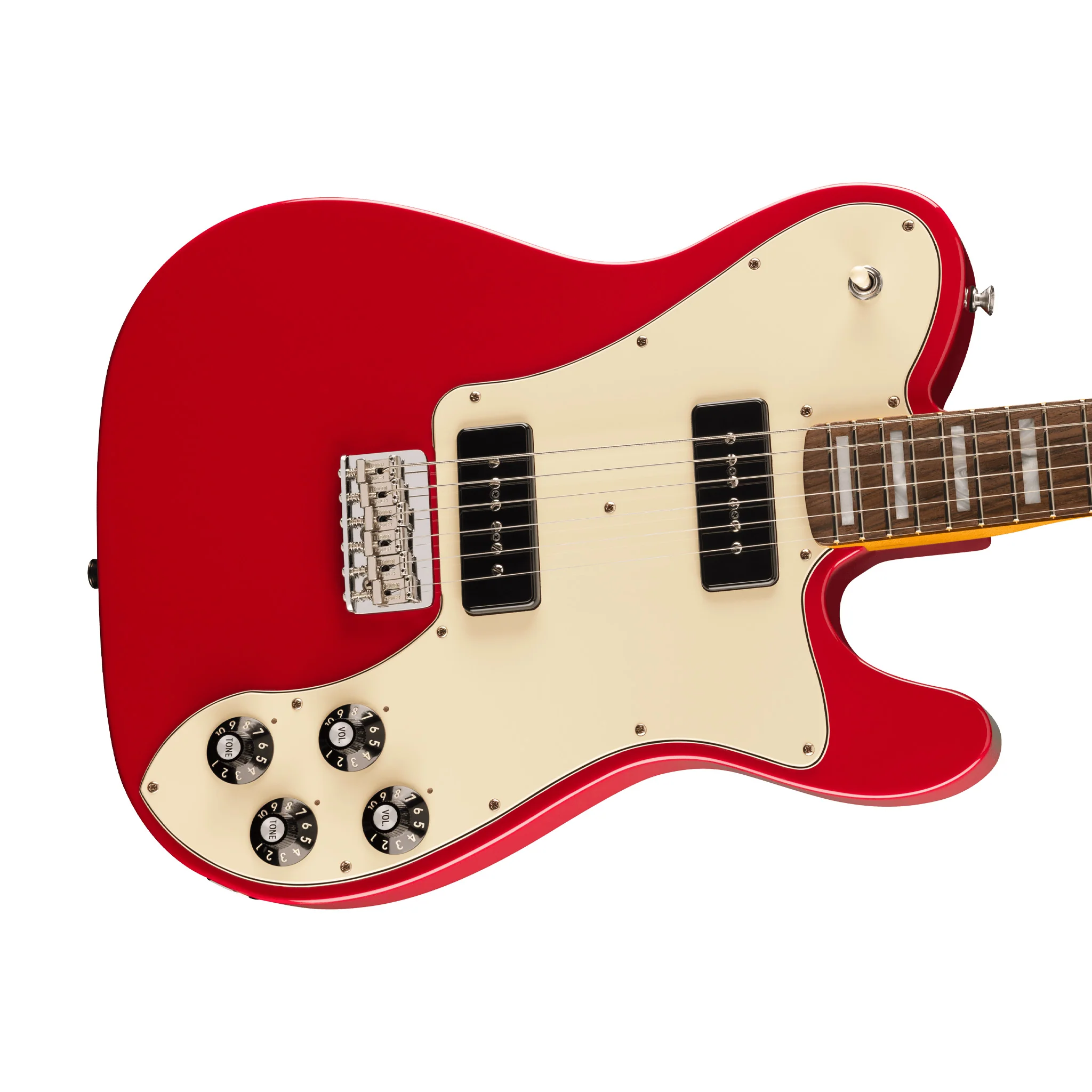 Fender Chris Shiflett Cleaver Telecaster Deluxe Electric Guitar, RW FB, Dakota Red - Image 5