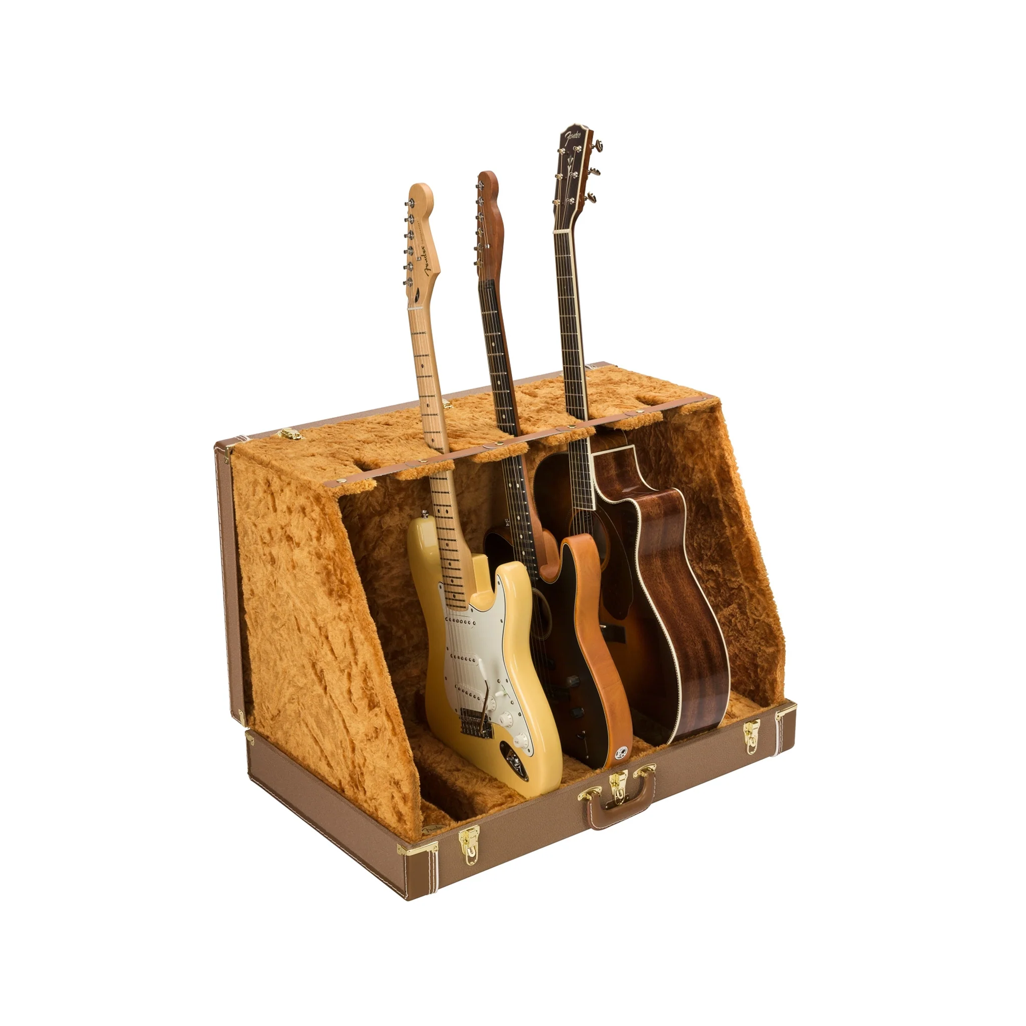 Fender Classic Series Case Stand for 5 Guitars, Brown - Image 2