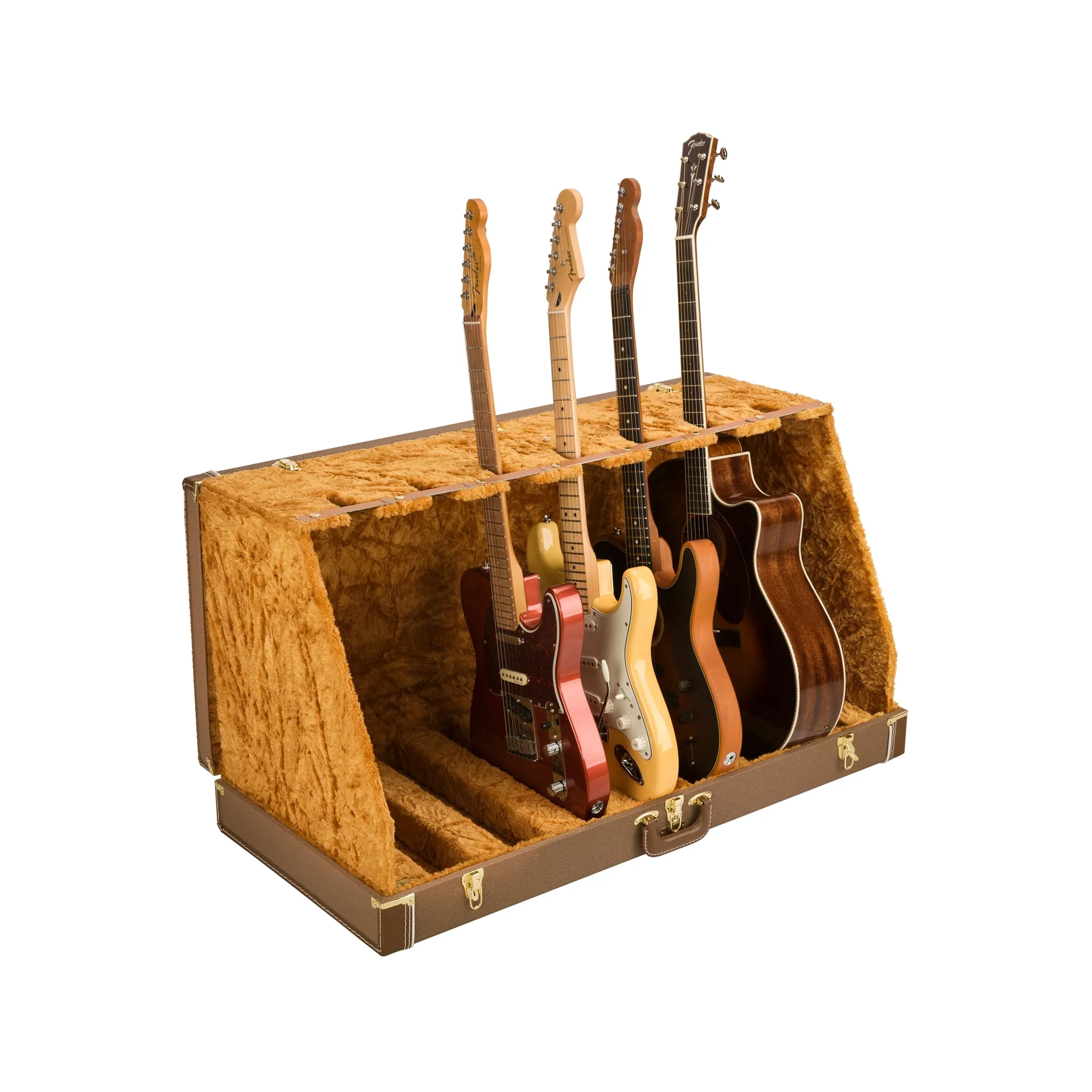 Fender Classic Series Case Stand for 7 Guitars, Brown - Image 2