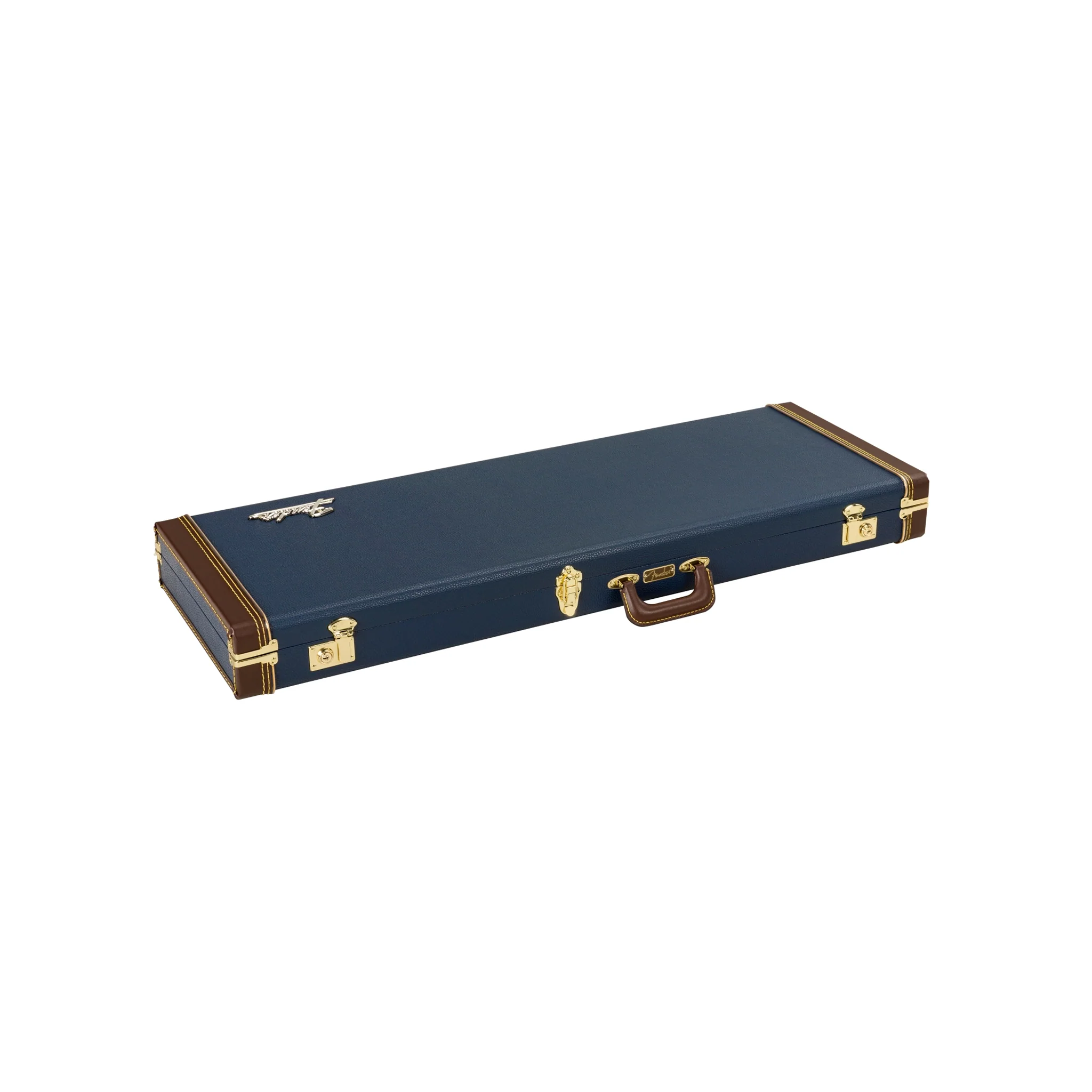 Fender Classic Series Wood Case for Stratocaster/Telecaster Guitars, Navy Blue - Image 3