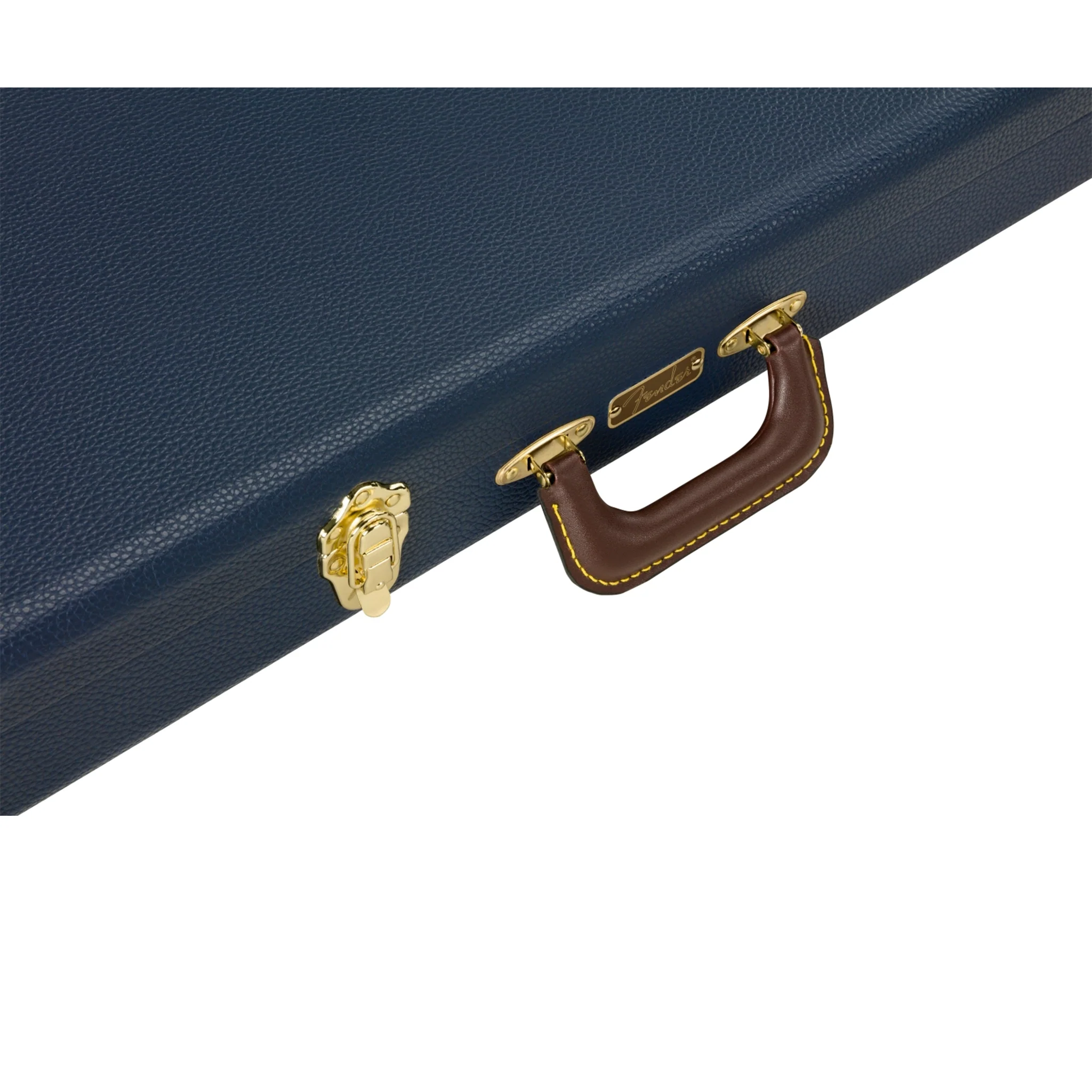 Fender Classic Series Wood Case for Stratocaster/Telecaster Guitars, Navy Blue - Image 4