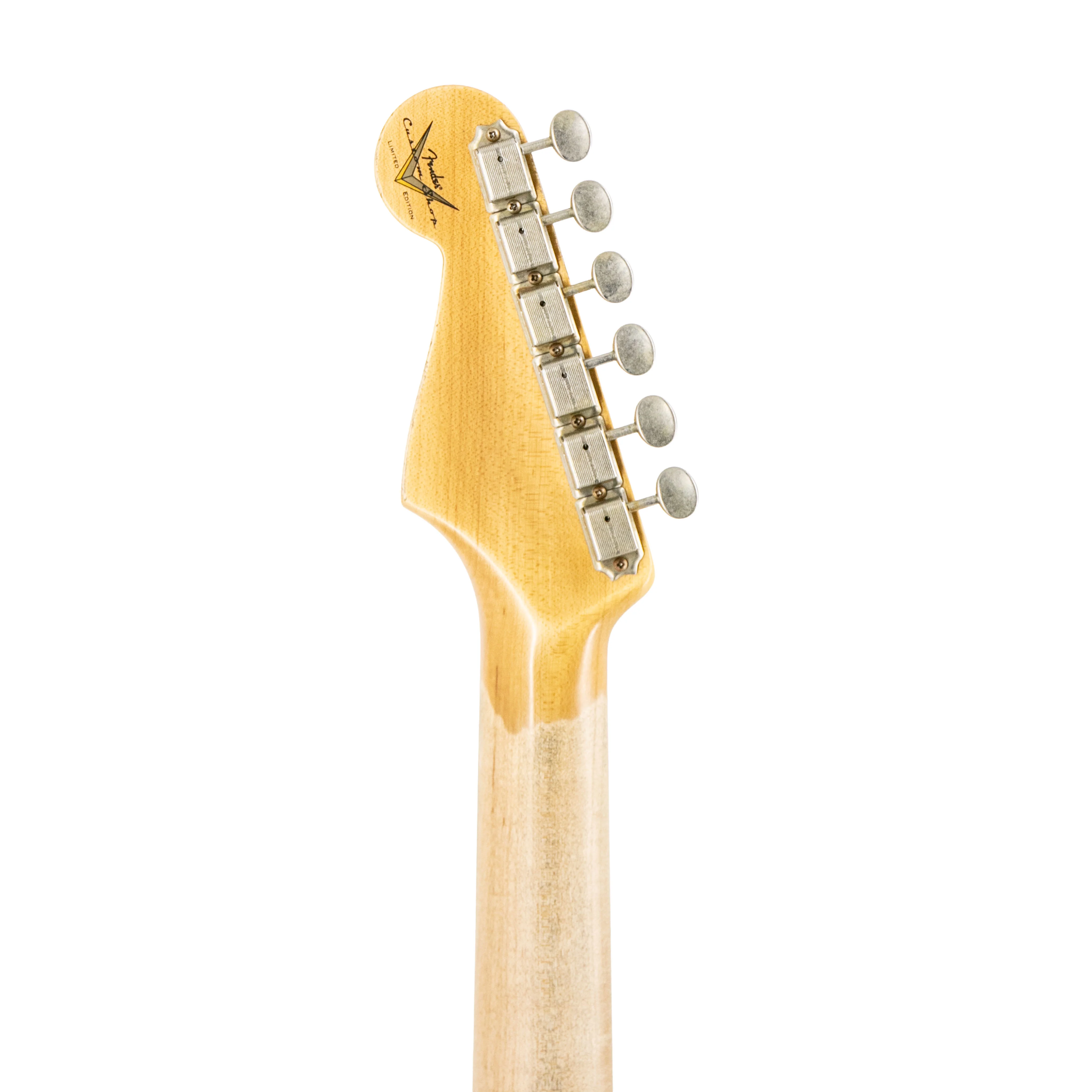 Fender Custom Shop 1959 Stratocaster HSS Relic Electric Guitar, Shell Pink Metallic - Image 8