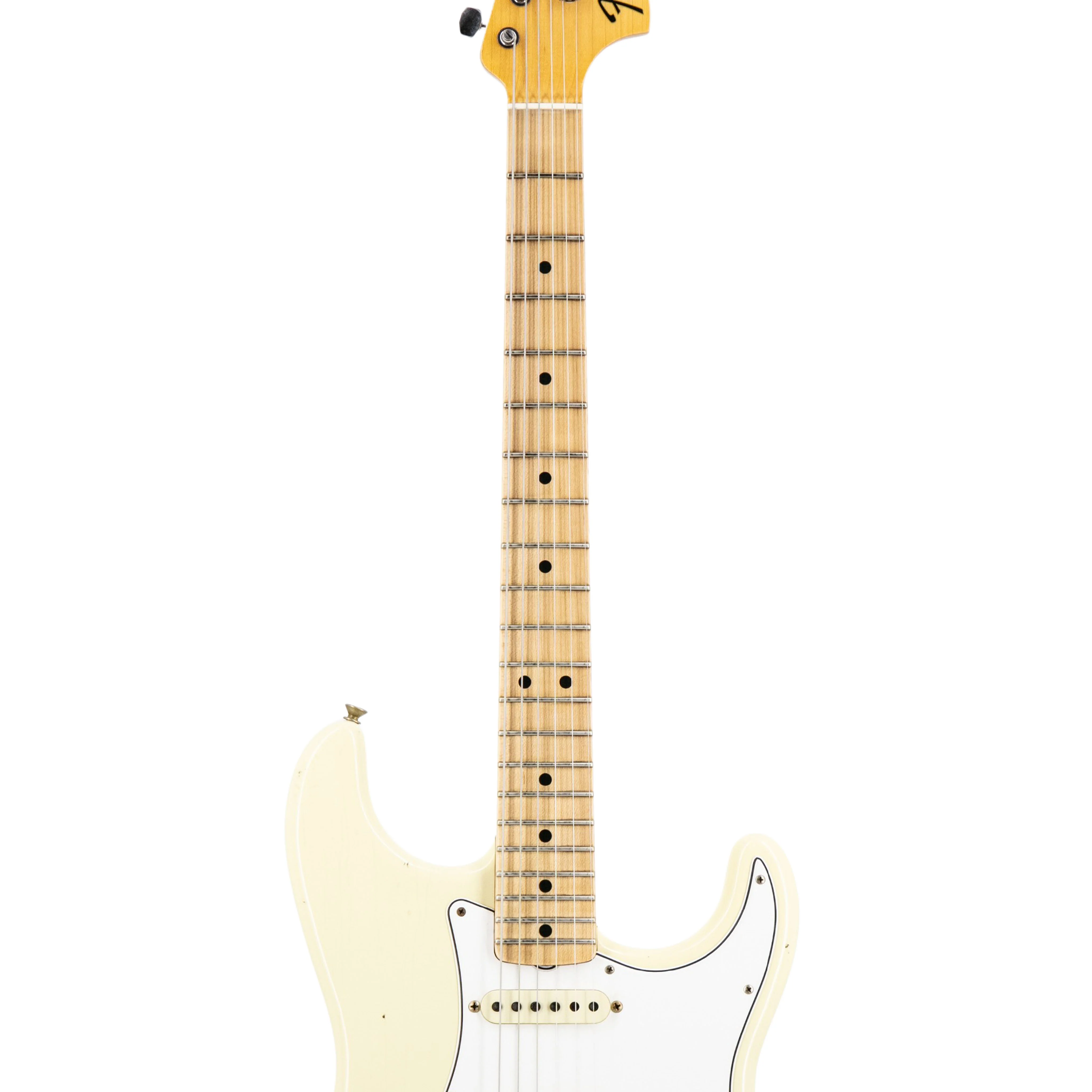 Fender Custom Shop 1969 Stratocaster Journeyman Relic Electric Guitar, Maple FB, Aged Vintage White - Image 5