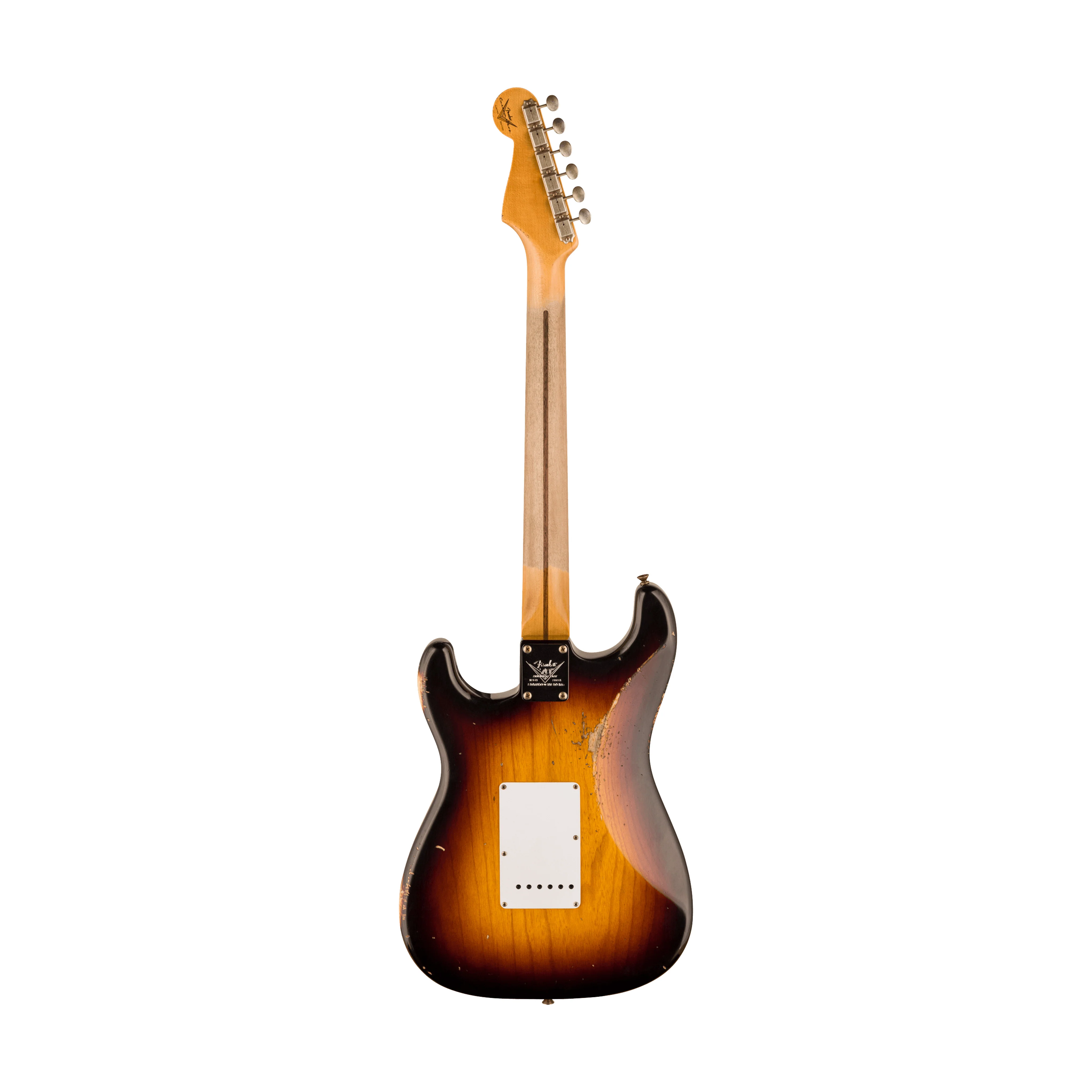 Fender Custom Shop 70th Anniversary 1954 Stratocaster Relic Guitar, Wide-Fade 2-Color Sunburst - Image 2