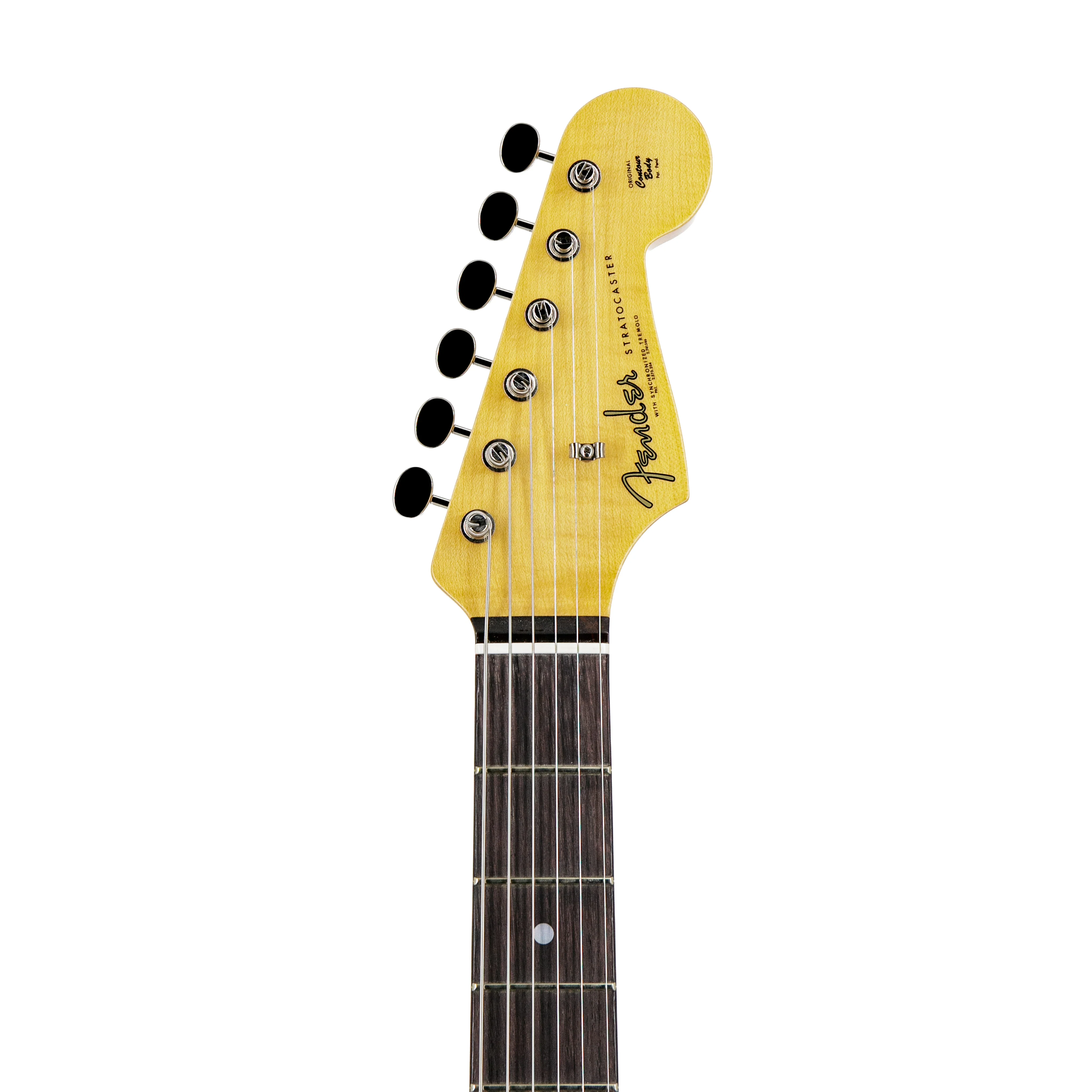 Fender Custom Shop Artisan Rose Myrtle Stratocaster NOS Guitar, RW FB, Blonde Honey Burst - Image 7