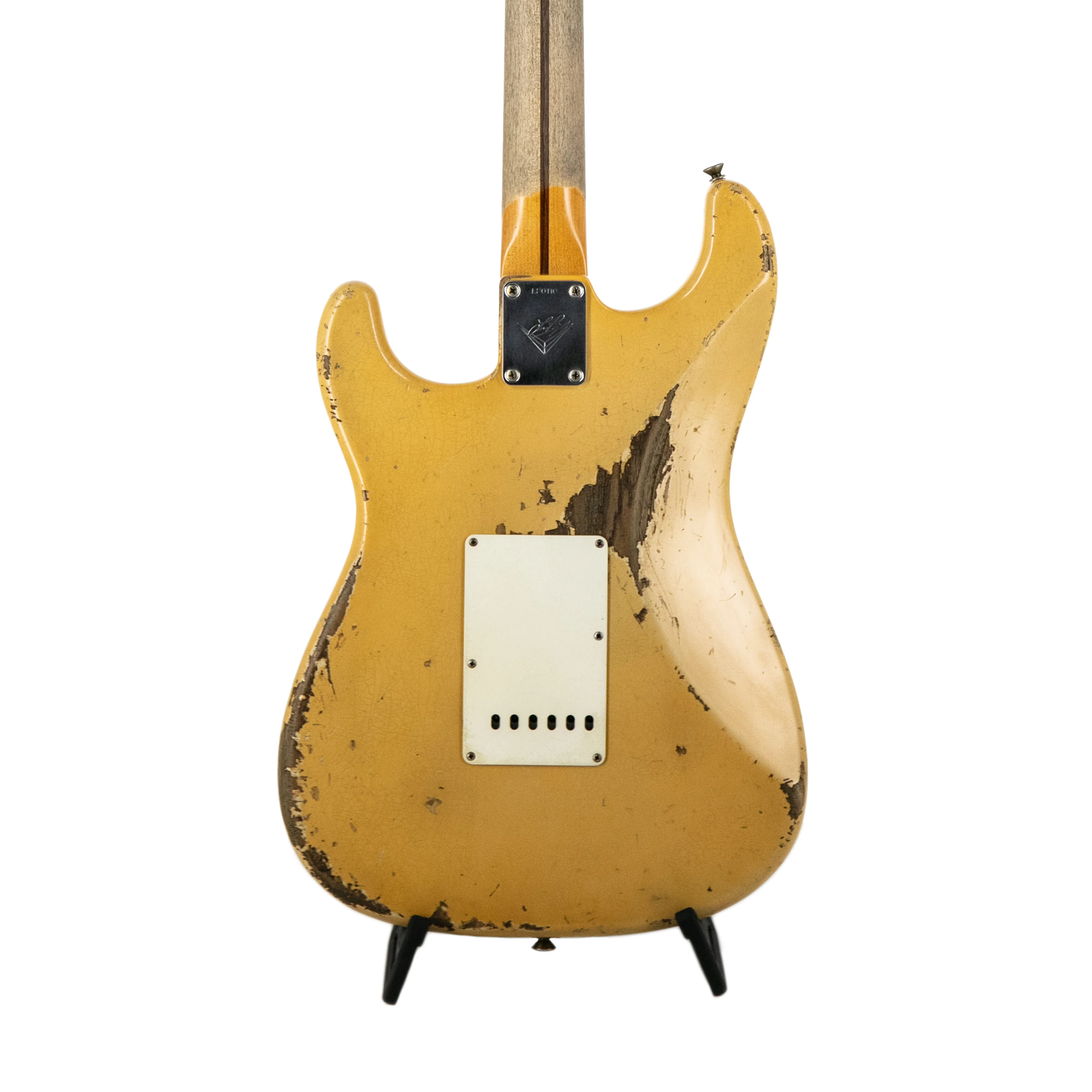 Fender Custom Shop Levi Perry Masterbuilt 1955 Stratocaster Heavy Relic, Aged Desert Sand - Image 4